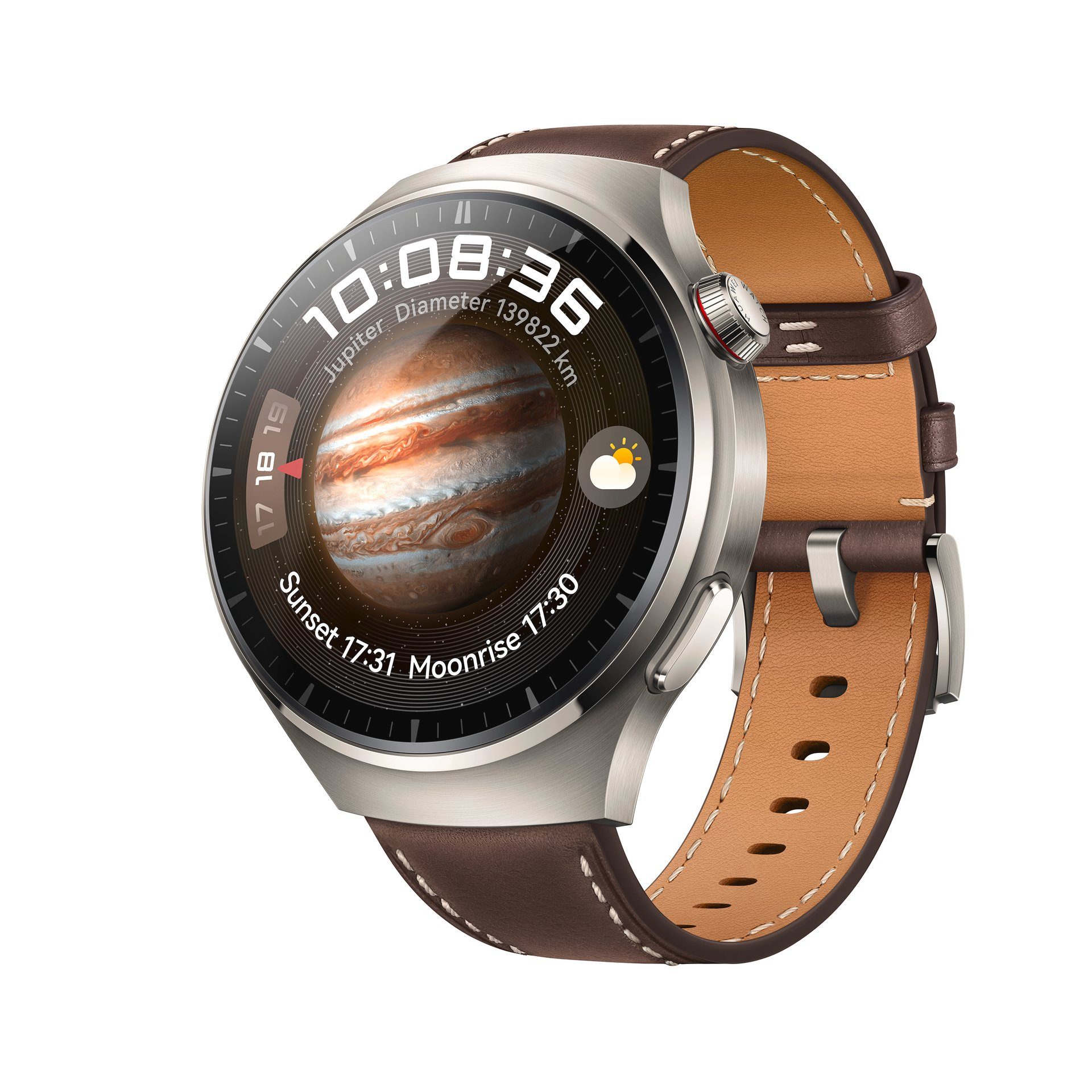 Watch OS) Titan Zoll, Pro Huawei 4 cm/1,5 Harmony Smartwatch | braun (3,81