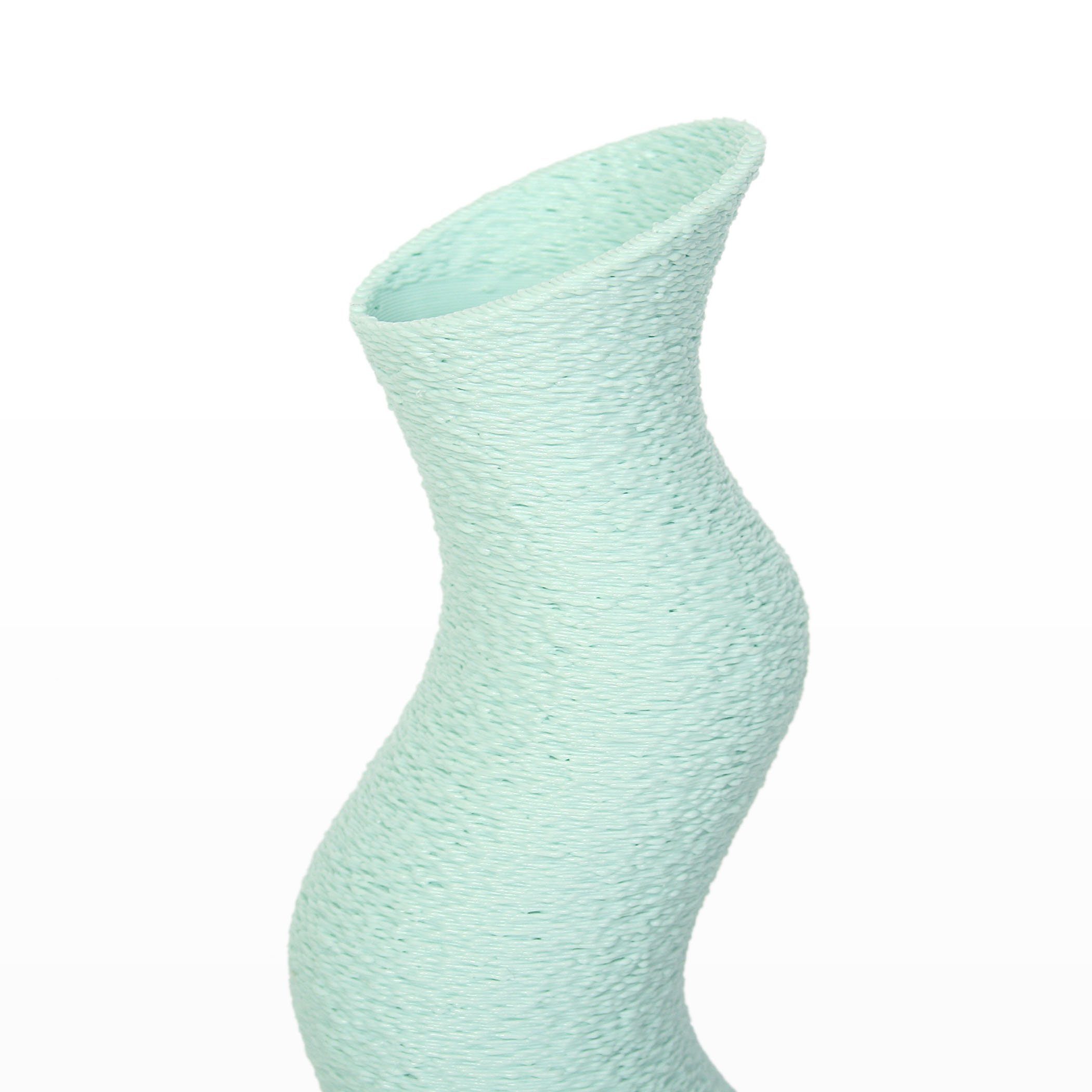 bruchsicher Water aus aus Feder nachwachsenden Designer Vase wasserdicht Kreative & – Green Rohstoffen; Dekorative Dekovase Blumenvase Bio-Kunststoff,