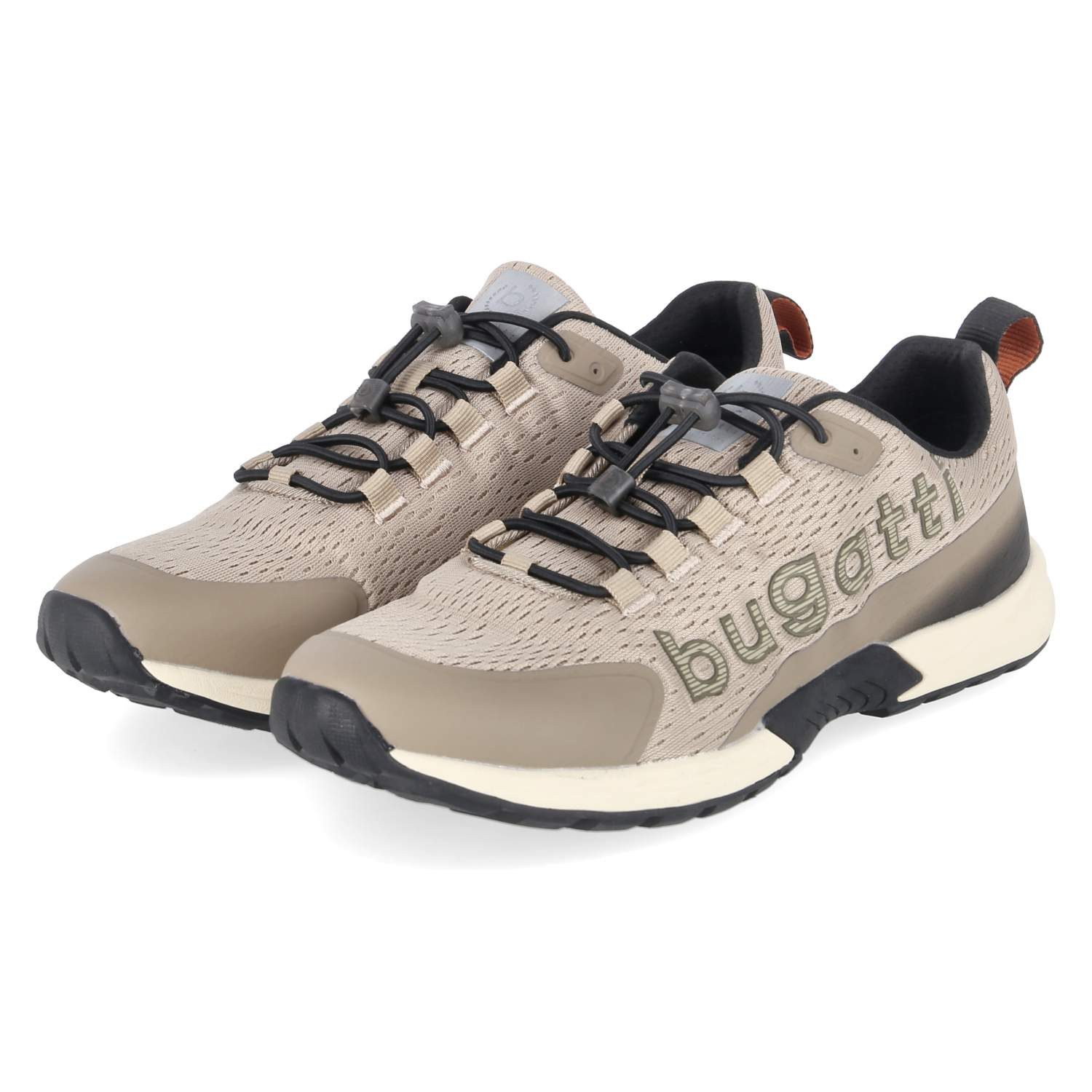 Bugatti 341AWU015900-5200 Herren Textil & Synthetik beige Schnürschuh