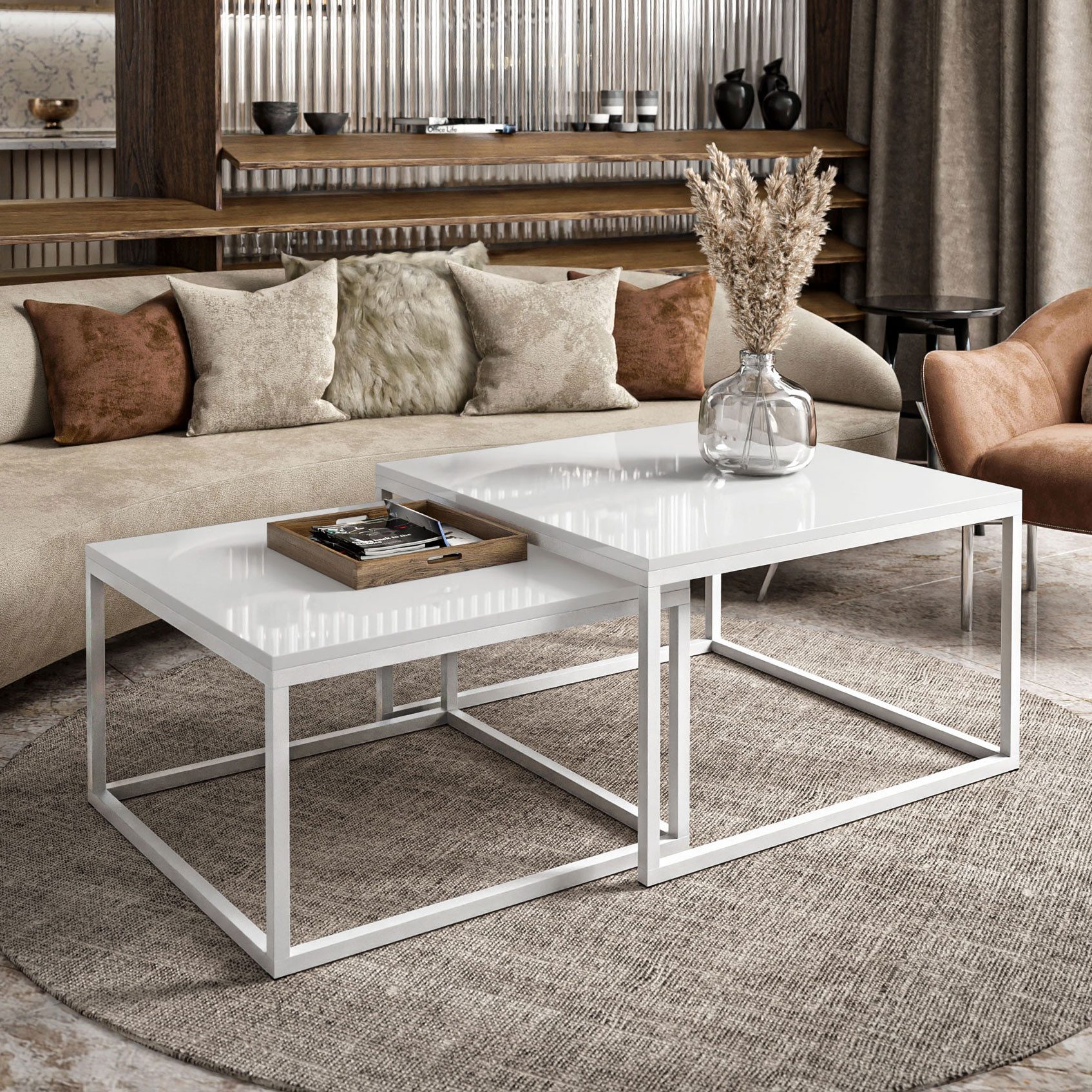 Lookway Couchtisch Yoshi 2in1 mit Hochglanz günstig online kaufen