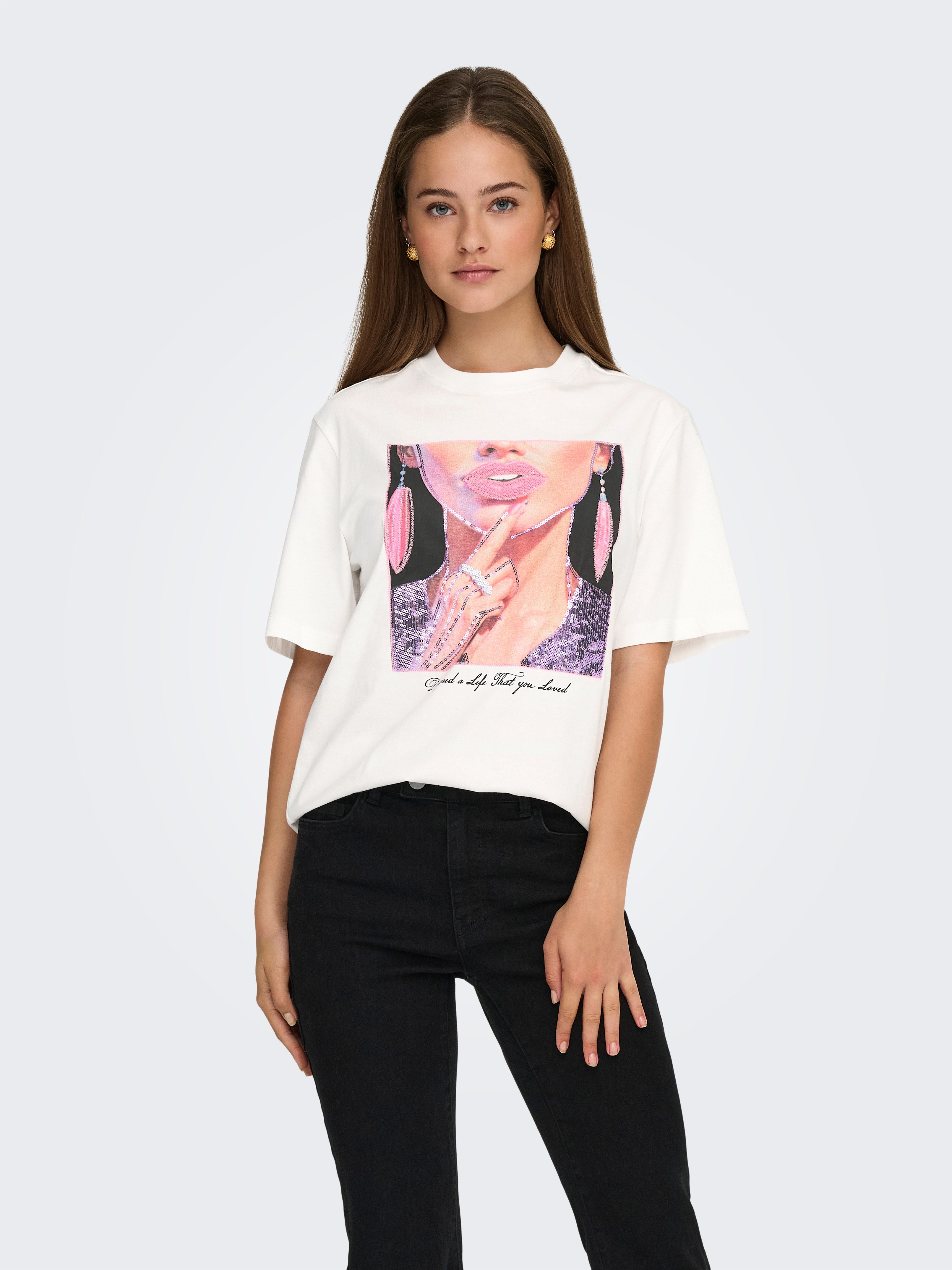 Kurzarmshirt ONLSIFF S/S TOP BOX JRS