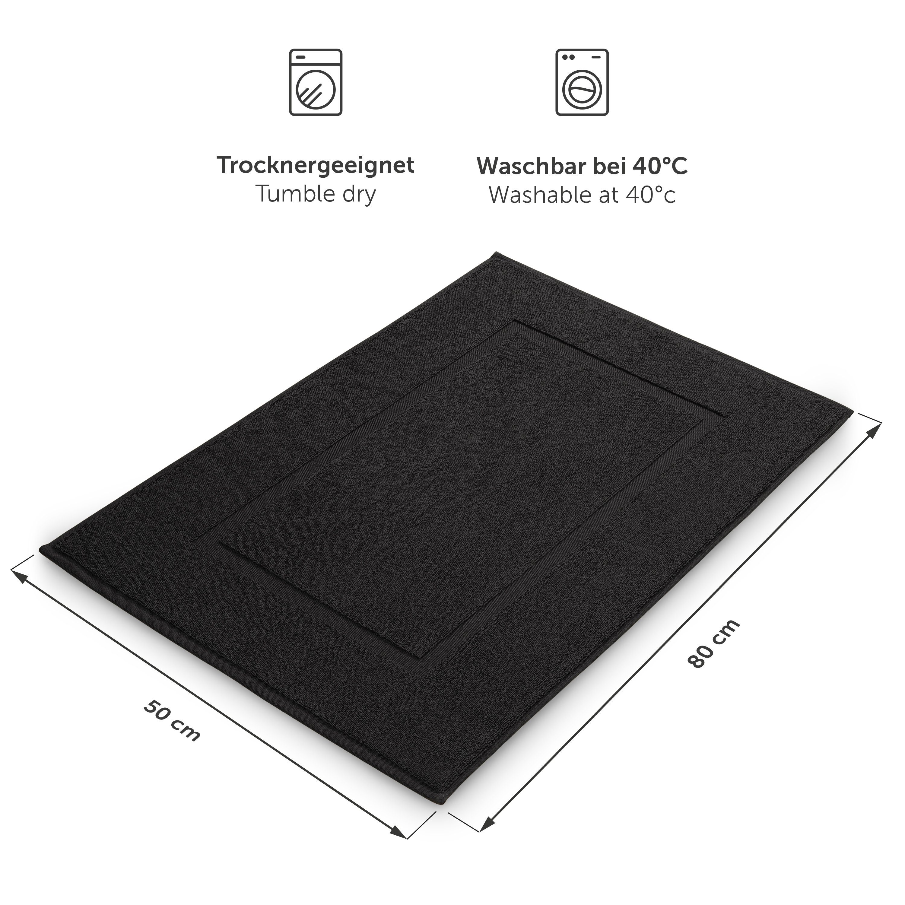 Blumtal Badematte Premium Frottier, schnell trocknend, günstig online kaufen