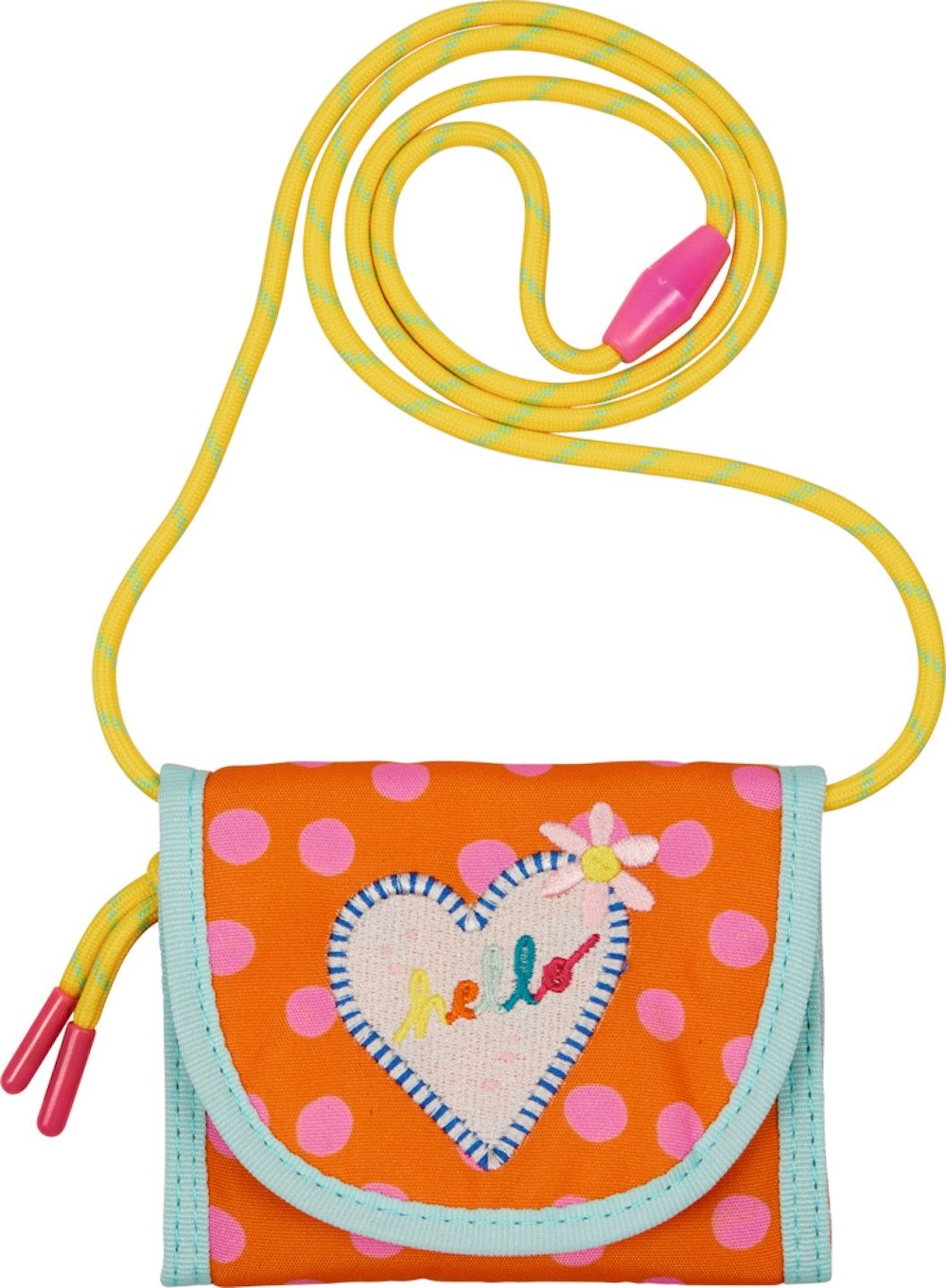 COPPENRATH DIE SPIEGELBURG Umhängetasche Бумажники Hello Herz - Bunte Geschenke (Set, 1-tlg., 1), mit 3 Innenfächern