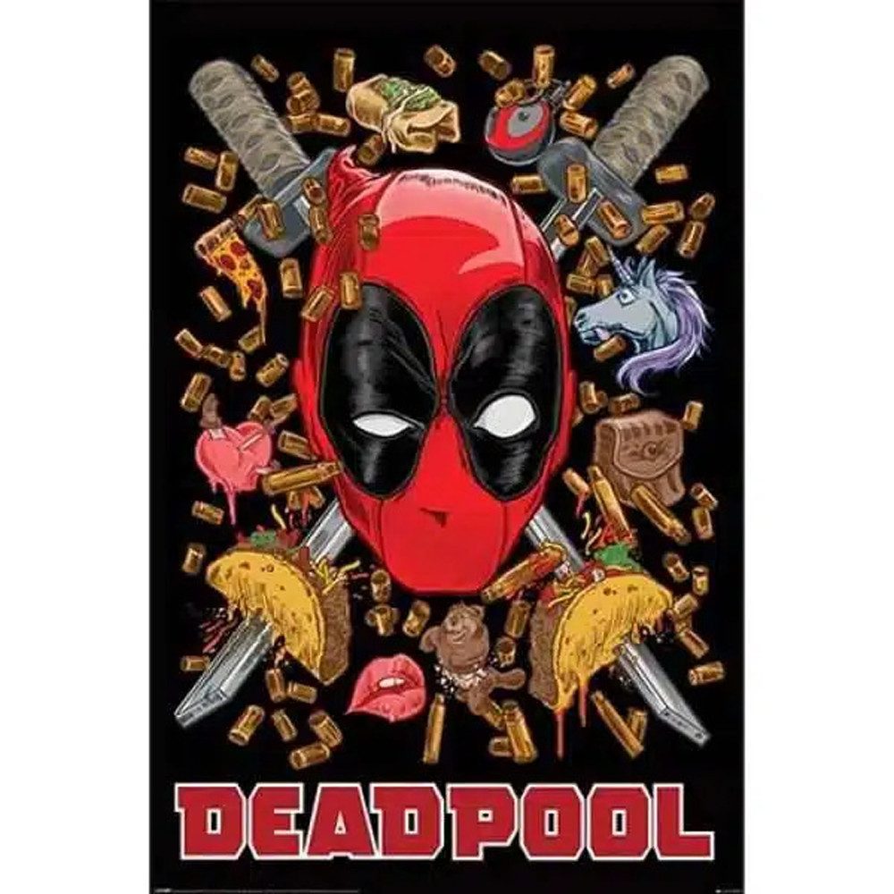 Poster Deadpool - Chimichanga - Poster 61x91,5 cm