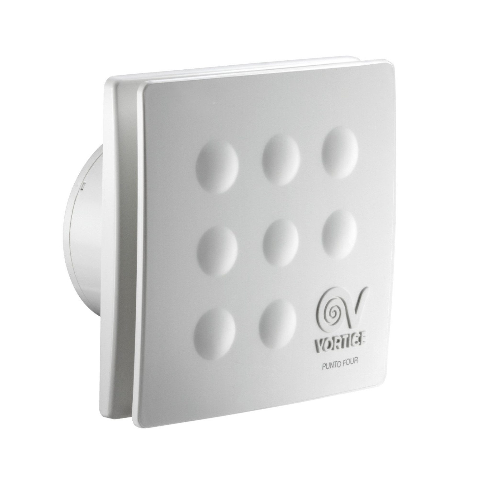 Vortice Wandventilator Kleinraumventilator Punto Four MFO 100, Automatische Lamellen