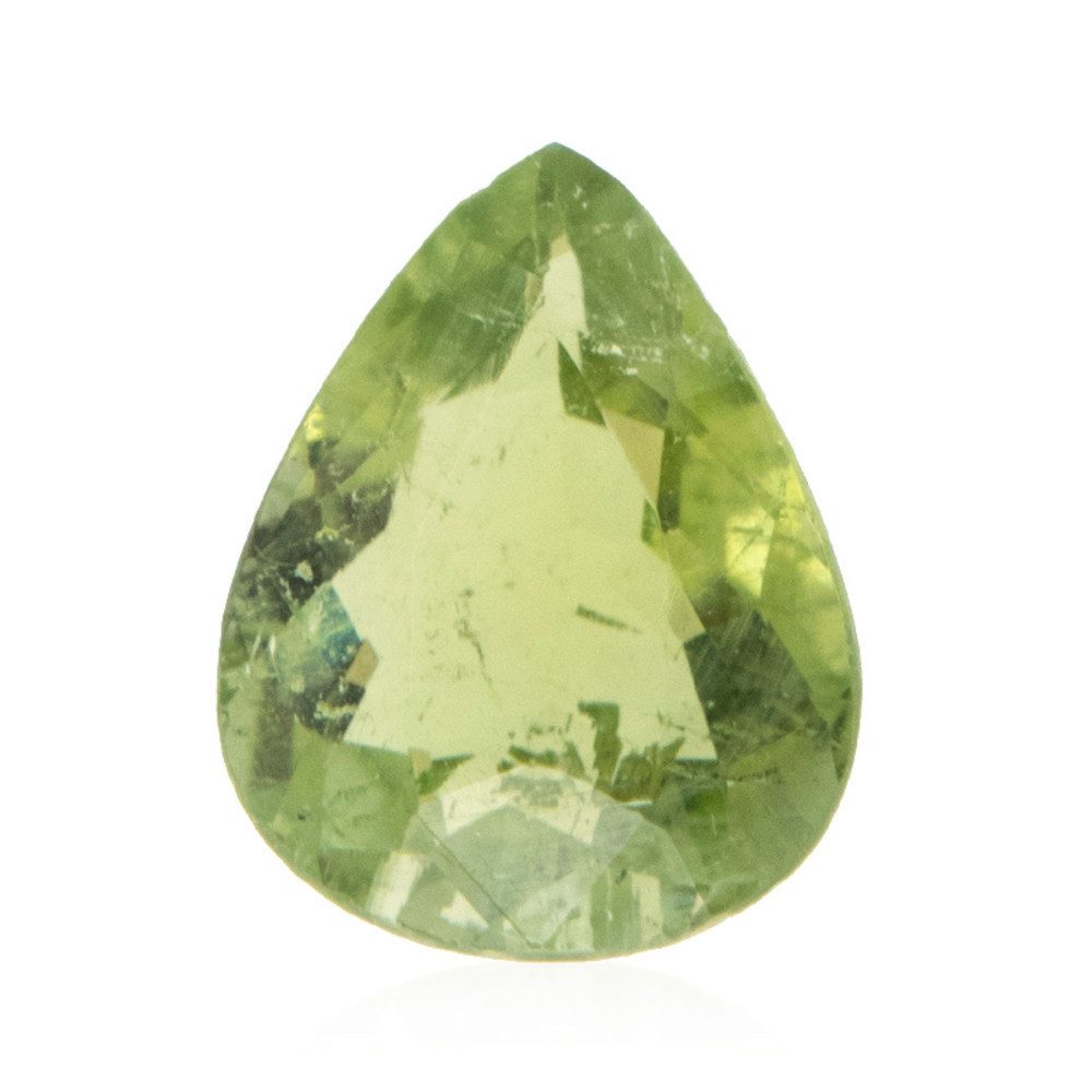 Cavill Edelstein Ring aus 925er Silber mit 0,48 ct Paraiba-Turmalin, grün, Tropfen, (1-St)