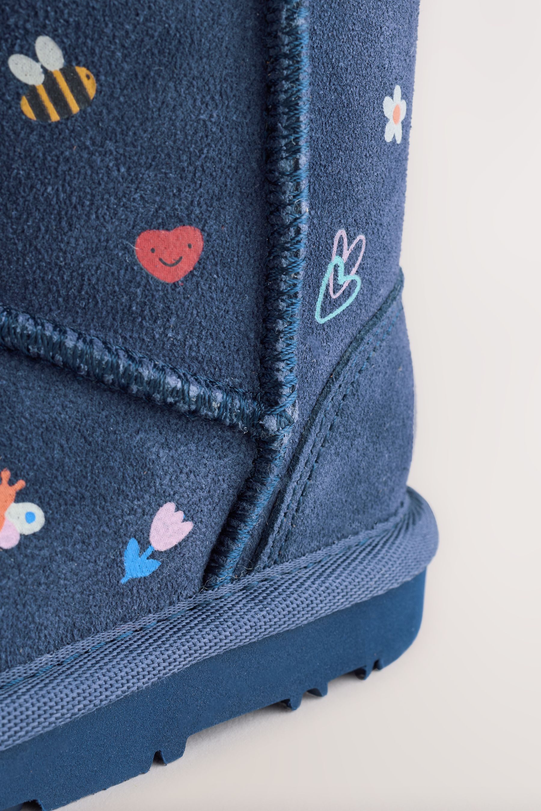 Next Wasserabweisende Schlupfstiefel aus Veloursleder Babystiefel (1-tlg)