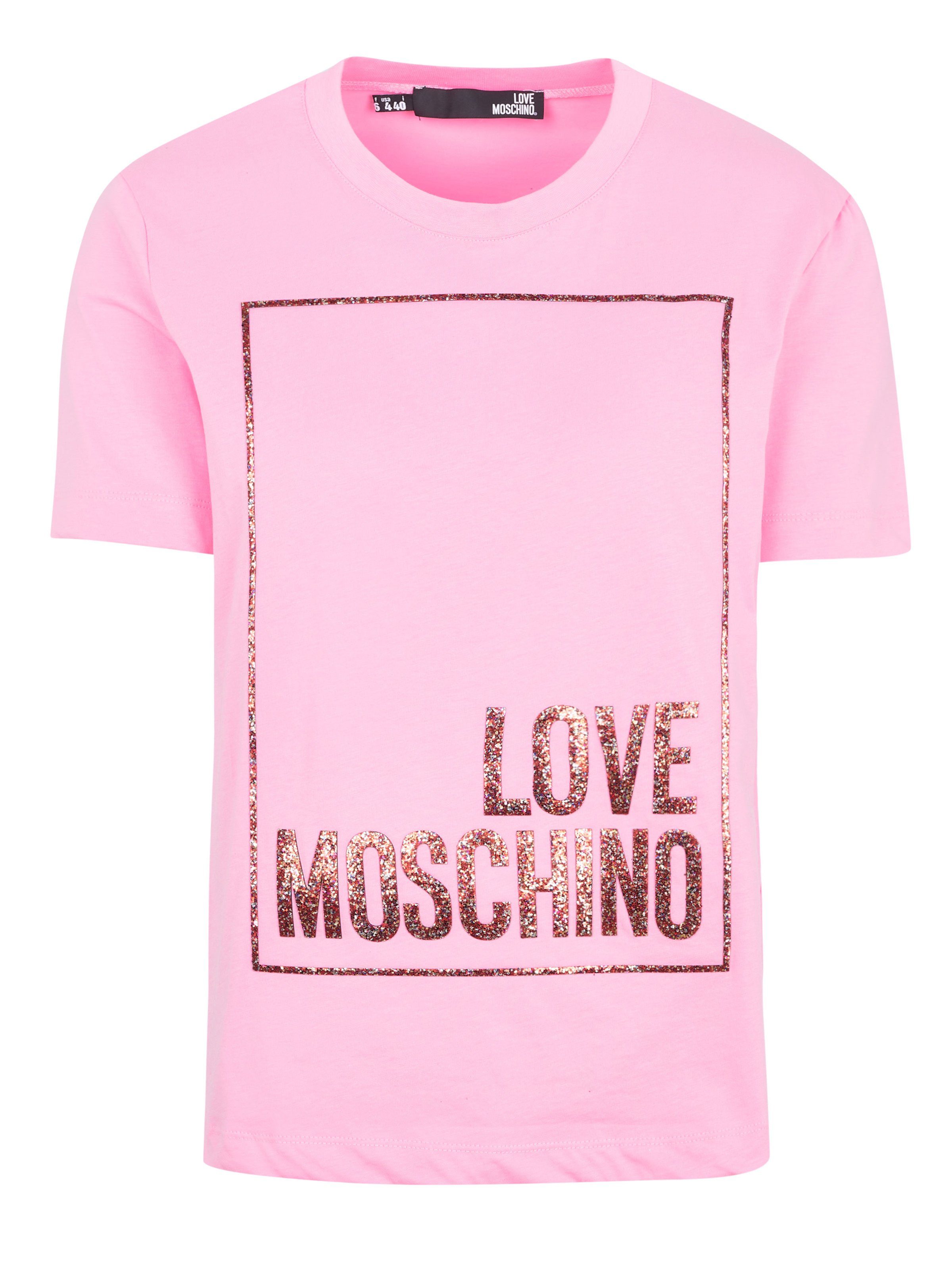 LOVE MOSCHINO T-Shirt Love Moschino Top pink