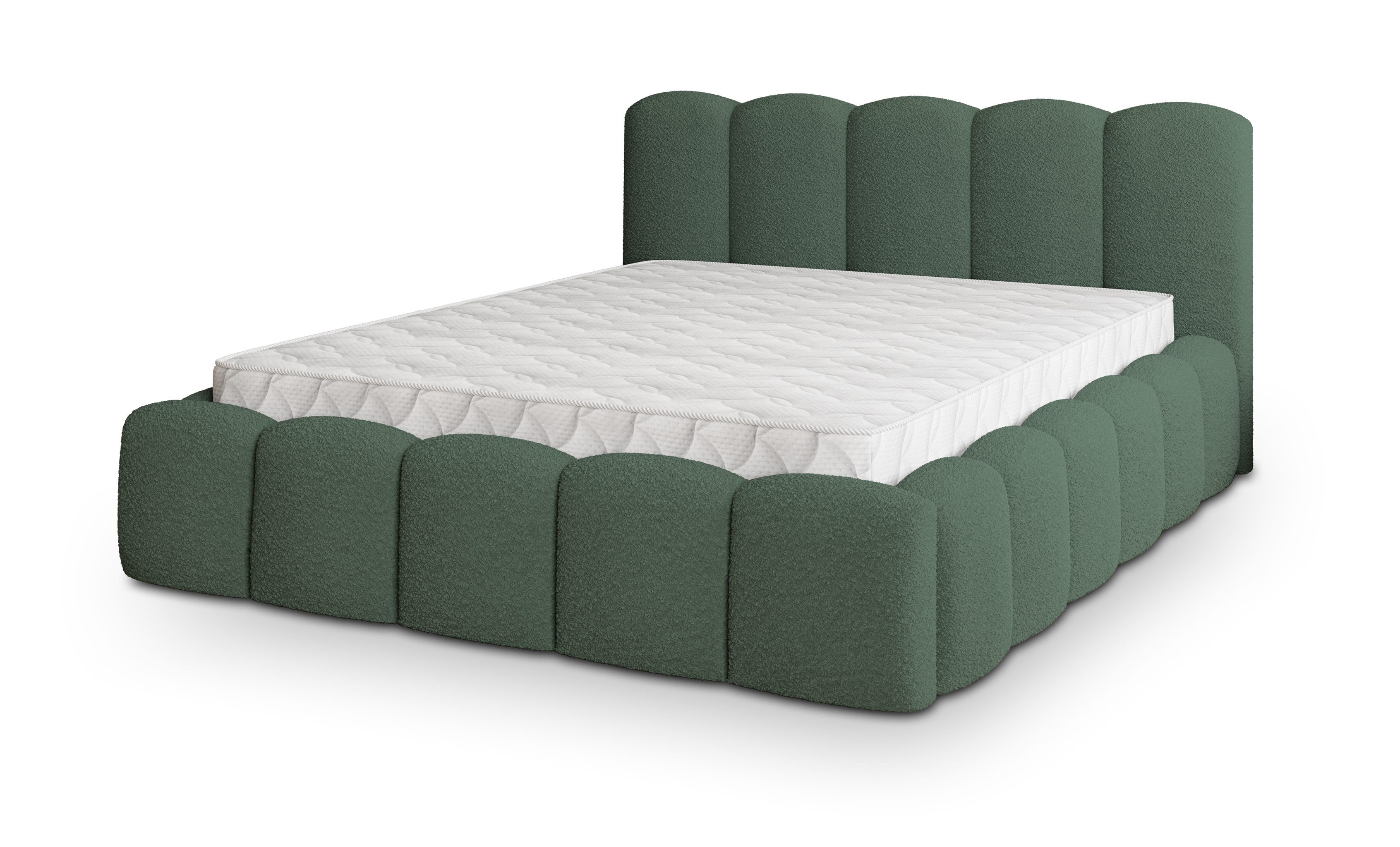 Masseno Boxbett FALINA 140x200 cm grün