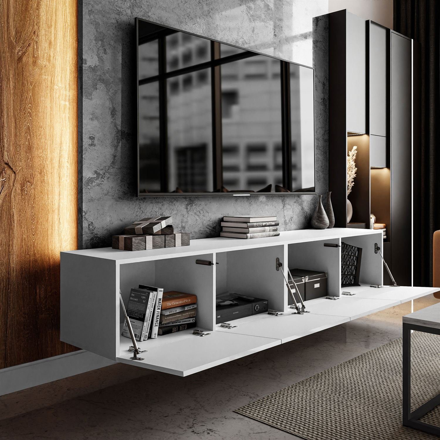 yourhouse24 Lowboard TV-Schrank Noisy 200 Hängeschrank günstig online kaufen