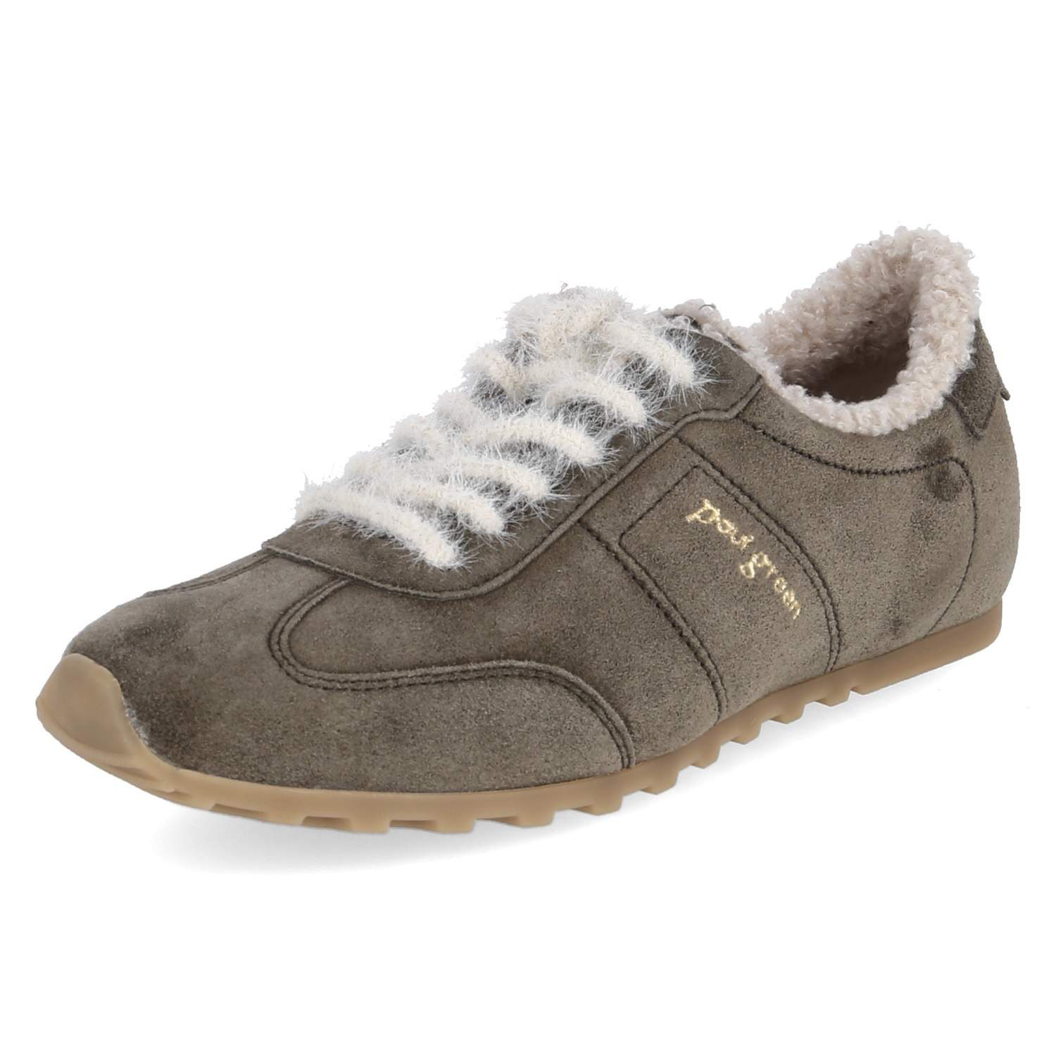 Paul Green Paul Green 5551-004 Damen Rauleder green Schnürschuh