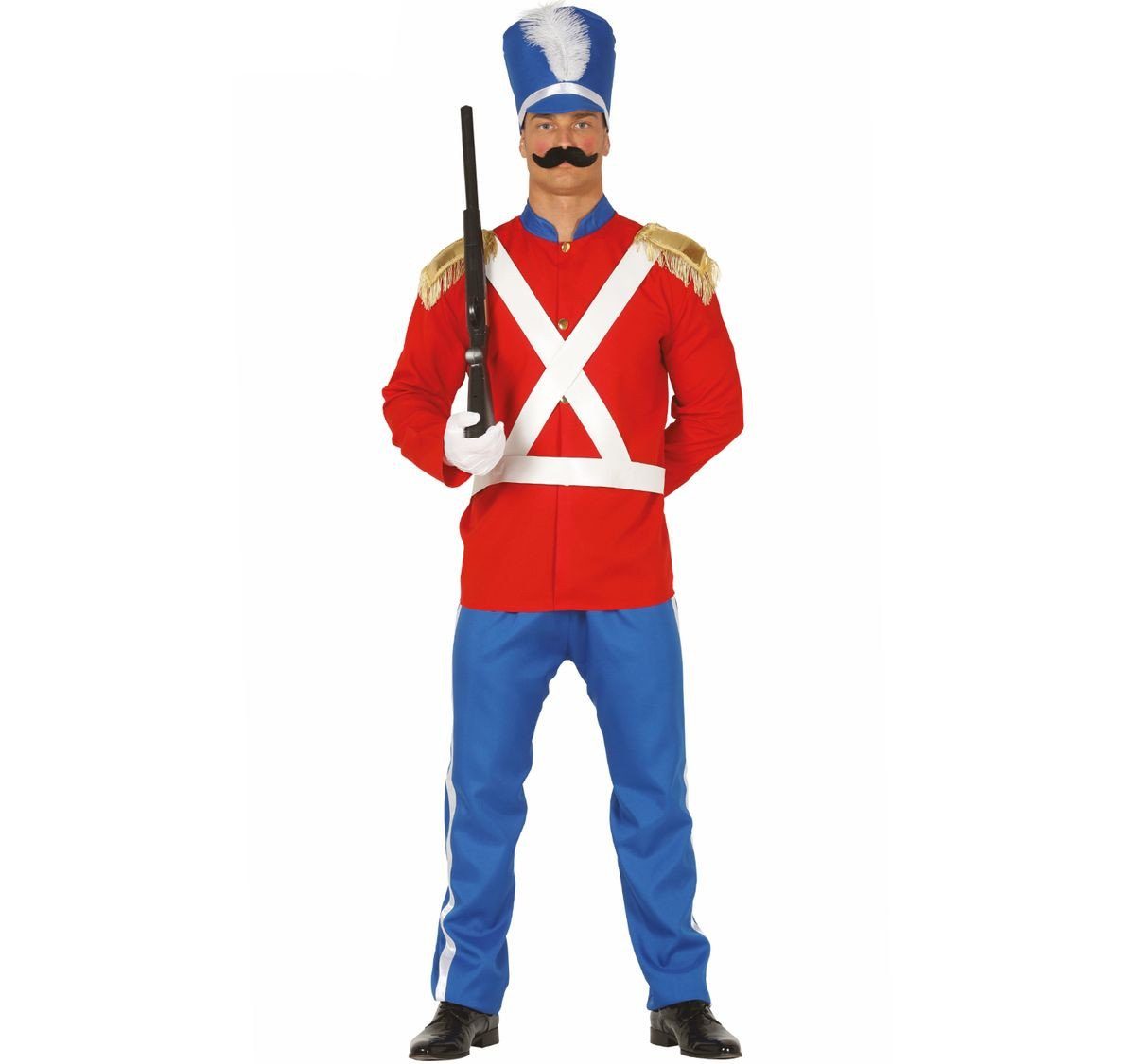 Captain Superstar Kostüm Für Herren – Gr. M, Aus Lycra & Schaumstoff