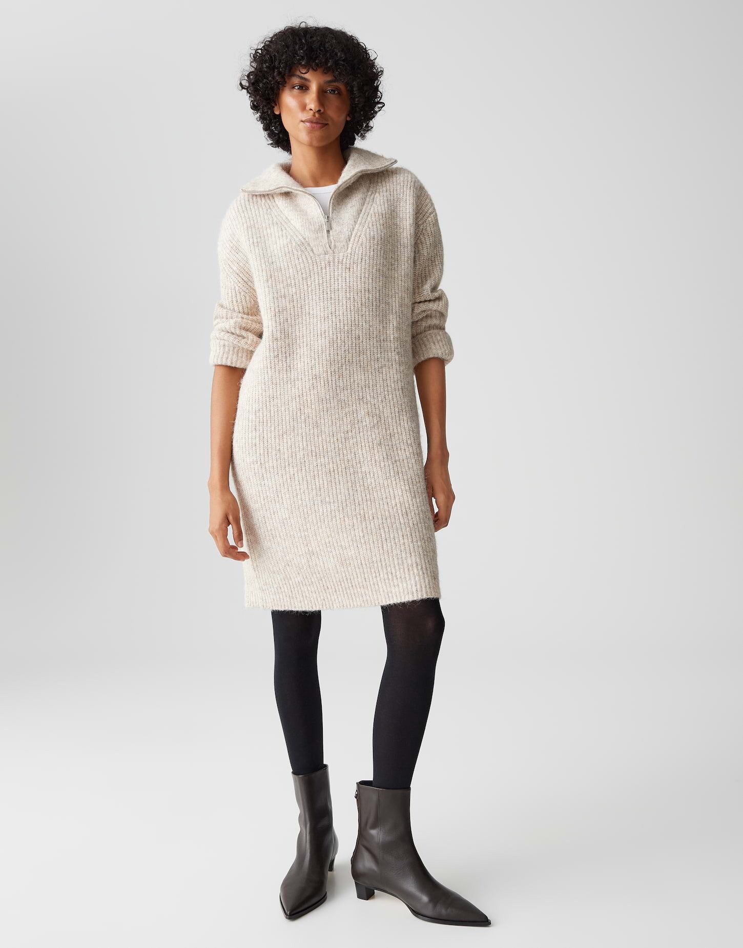 OPUS Sweatkleid WONELLI im Wollmix lockere Passform, weicher Griff, wärmend günstig online kaufen