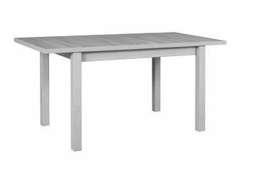 Furnix Esstisch Mekkie-5 Küchentisch ausziehbare Tischplatte Holzbeine Buche massiv, Gestell Buche massiv, erweiterbar 120 auf 150 cm, nachhaltig & zeitlos