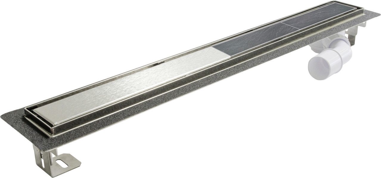 Aco Duschrinne ACO Duschrinne Twist Comfort Edelstahl, 70 x 8,4