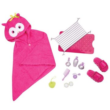 Our Generation Puppen Accessoires-Set Badewanne Pink mit Accessoires