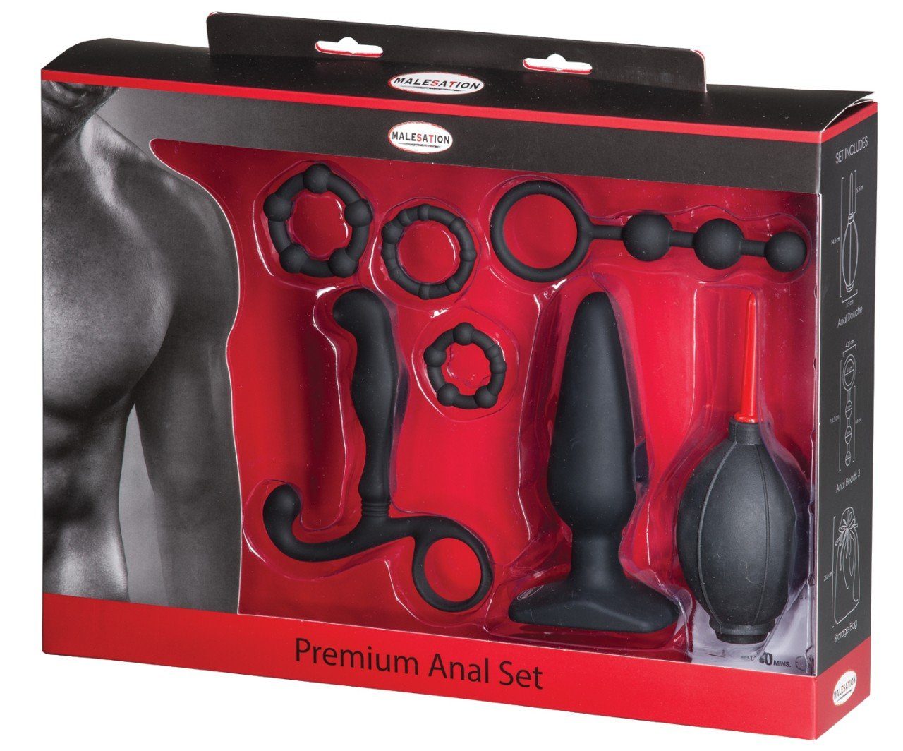 Anal MALESATION Premium Set Erotik-Toy-Set Malesation