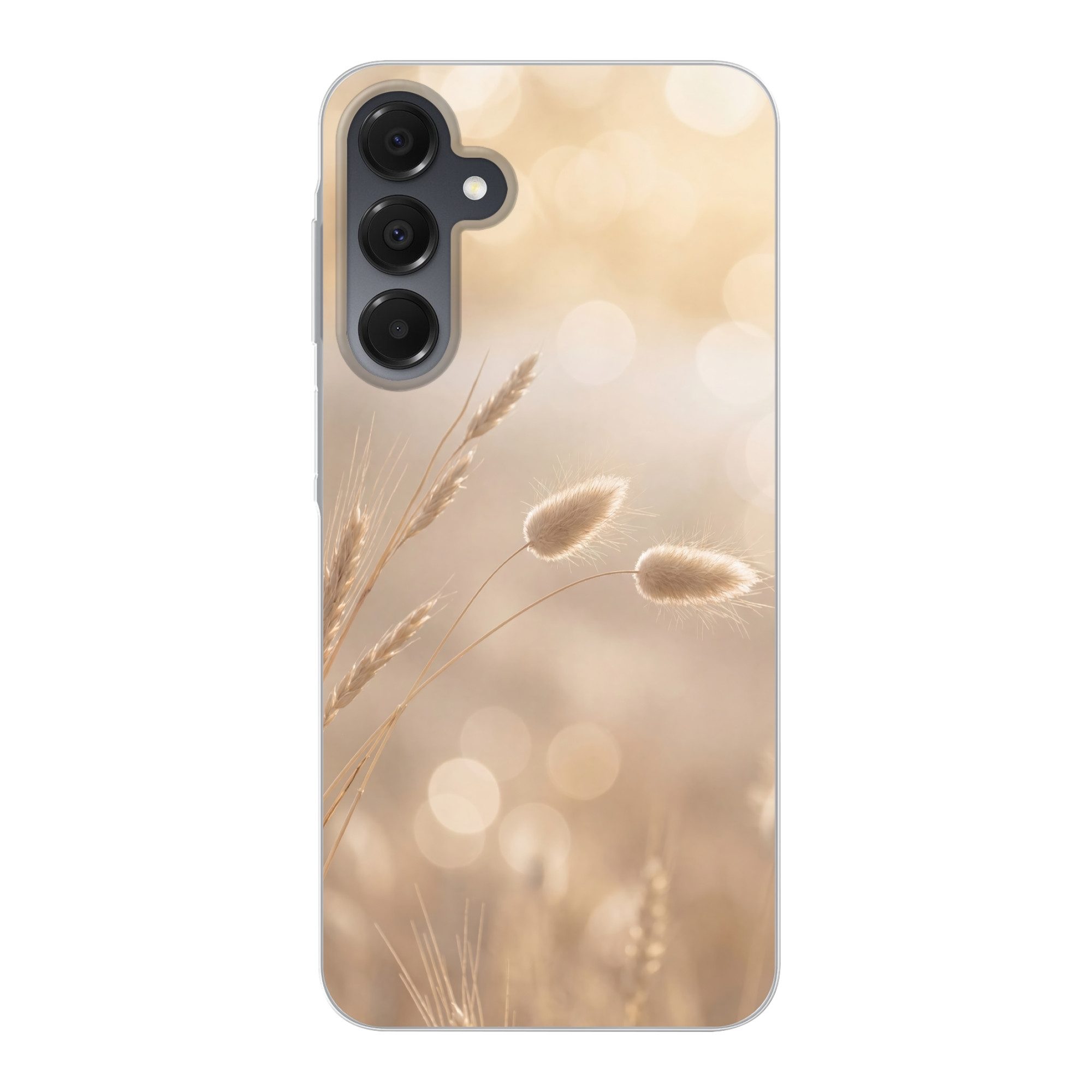MuchoWow Handyhülle für Samsung Galaxy A16 5G Dunstschwanzgras - Grannenhaare - Sonnenlich, Phone Case, Silikon, Schutzhülle Dünn