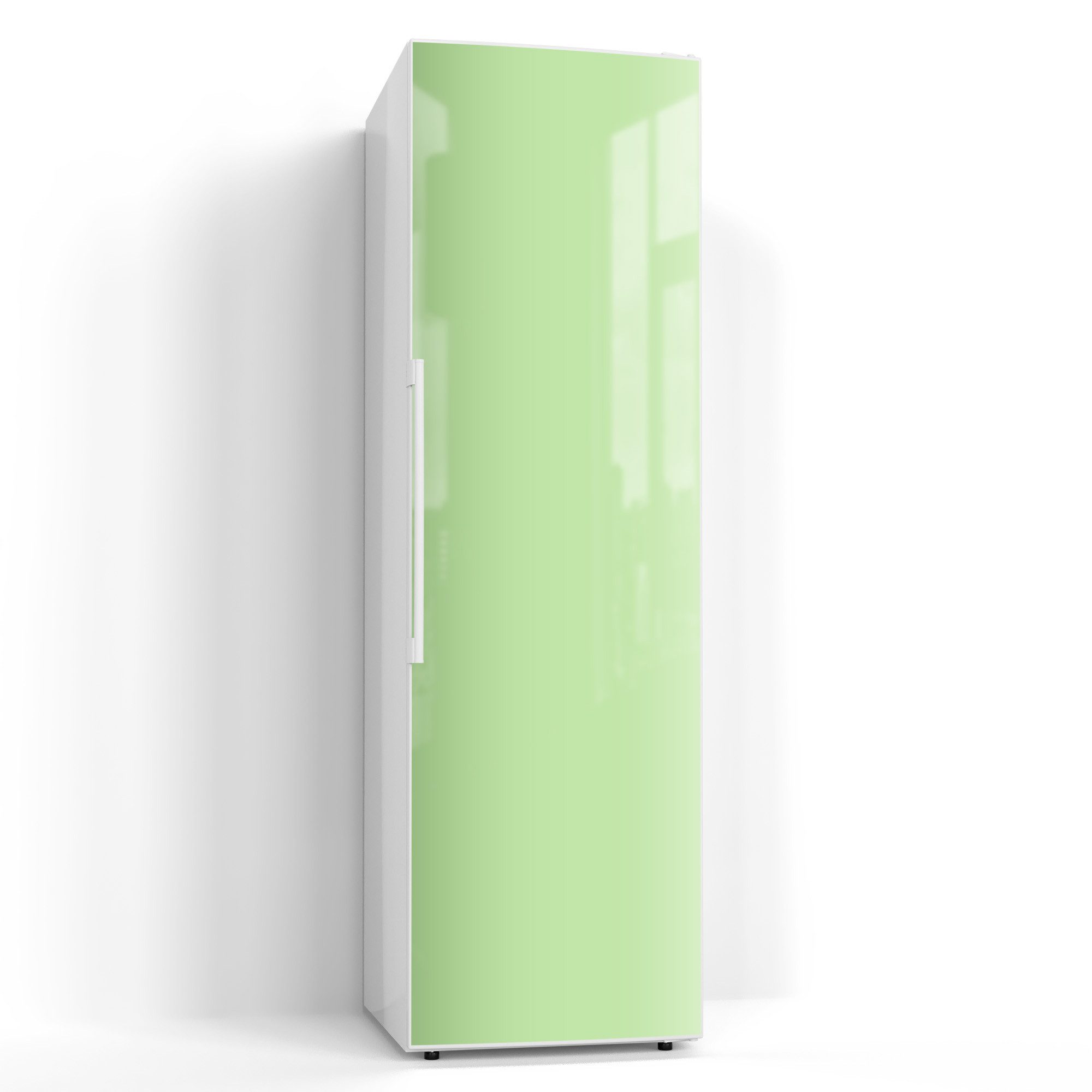 DEQORI Magnetfolie 'Unifarben - Hellgrün', beschreibbar Kühlschrank Magnetmatte magnetisch Magnetfolie