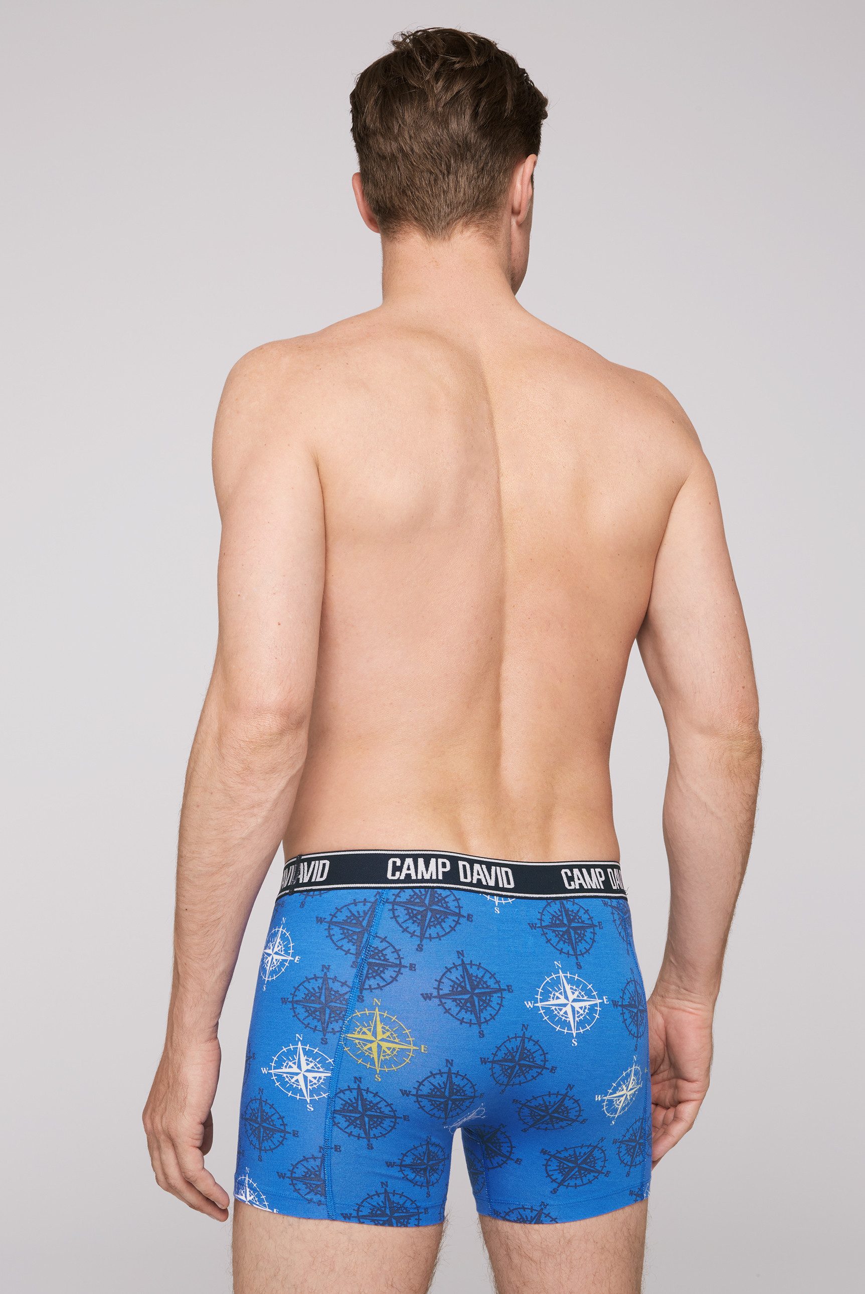 CAMP DAVID Boxershorts Set: (2-St) mit All Over Print