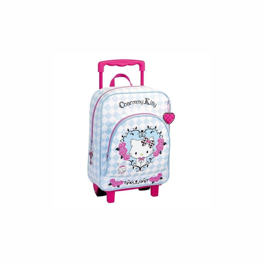 Zusammenklappbarer Backpack Pink Rucksack-Trolley Rucksack safta Safta