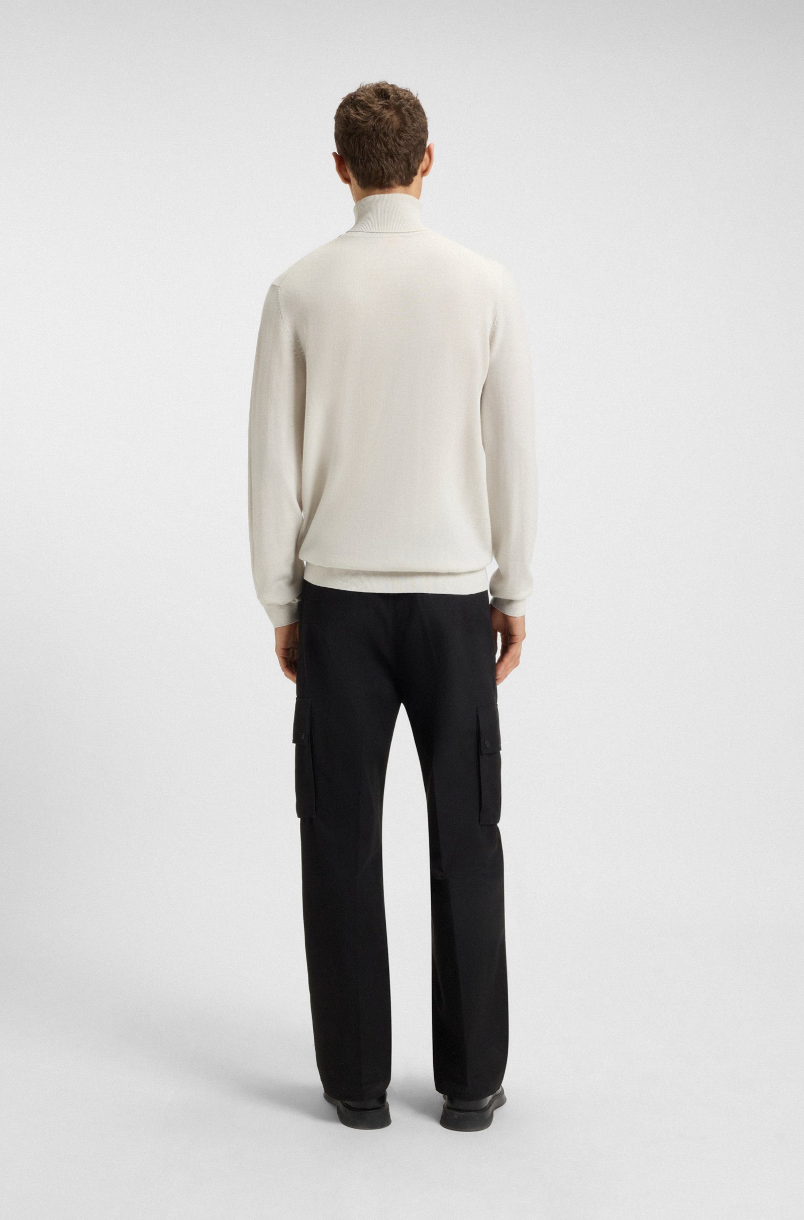 HUGO Strickpullover Thomas-M 10243187 01 (1-tlg)