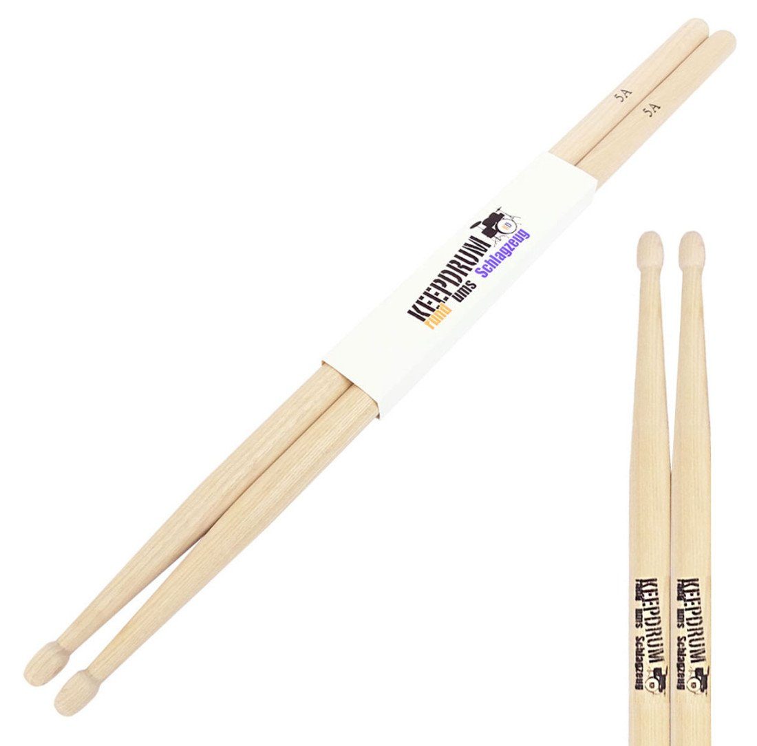keepdrum Барабанные палочки 5A Hickory Holz (1 Paar)