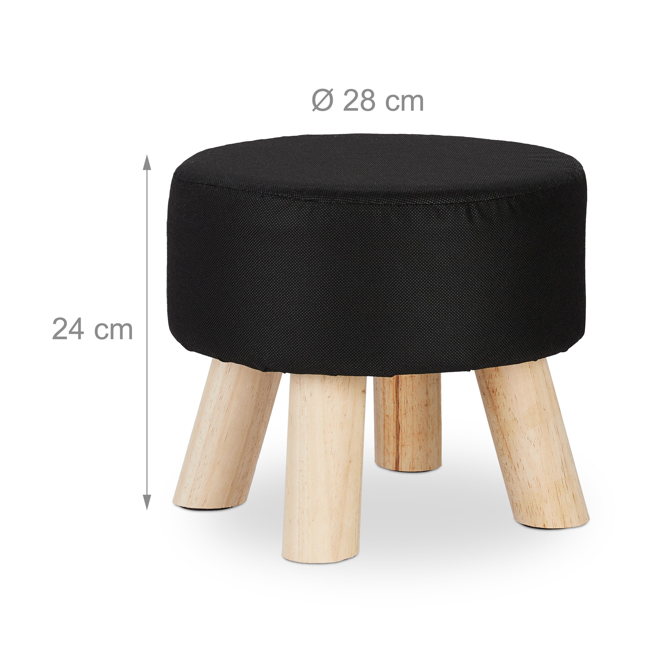 relaxdays Kinderhocker Tierhocker für Kinder (2 St), Dino – Bild 5 von 5
