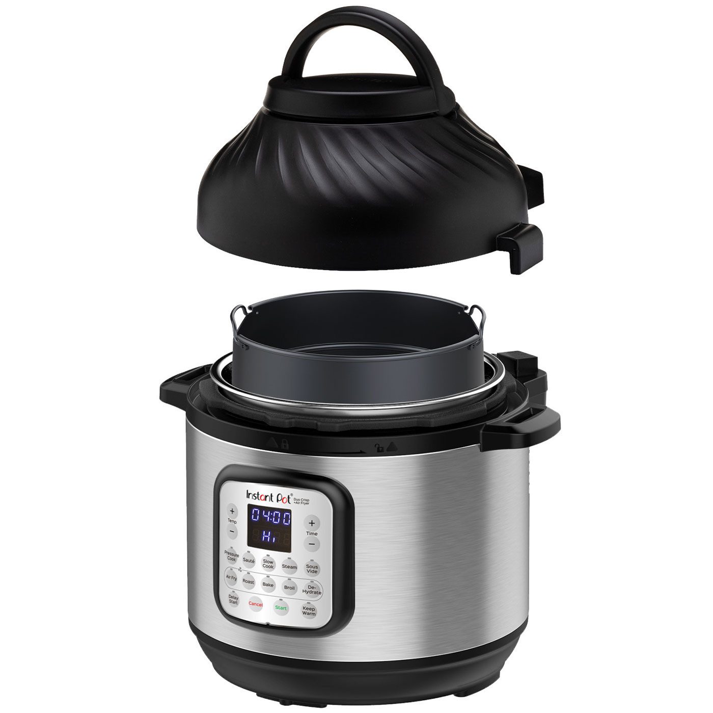 Multikocher Duo Crisp 11-in-1 Heißluftfritteuse 7,6L Slow Cooker One-Pot Dörren