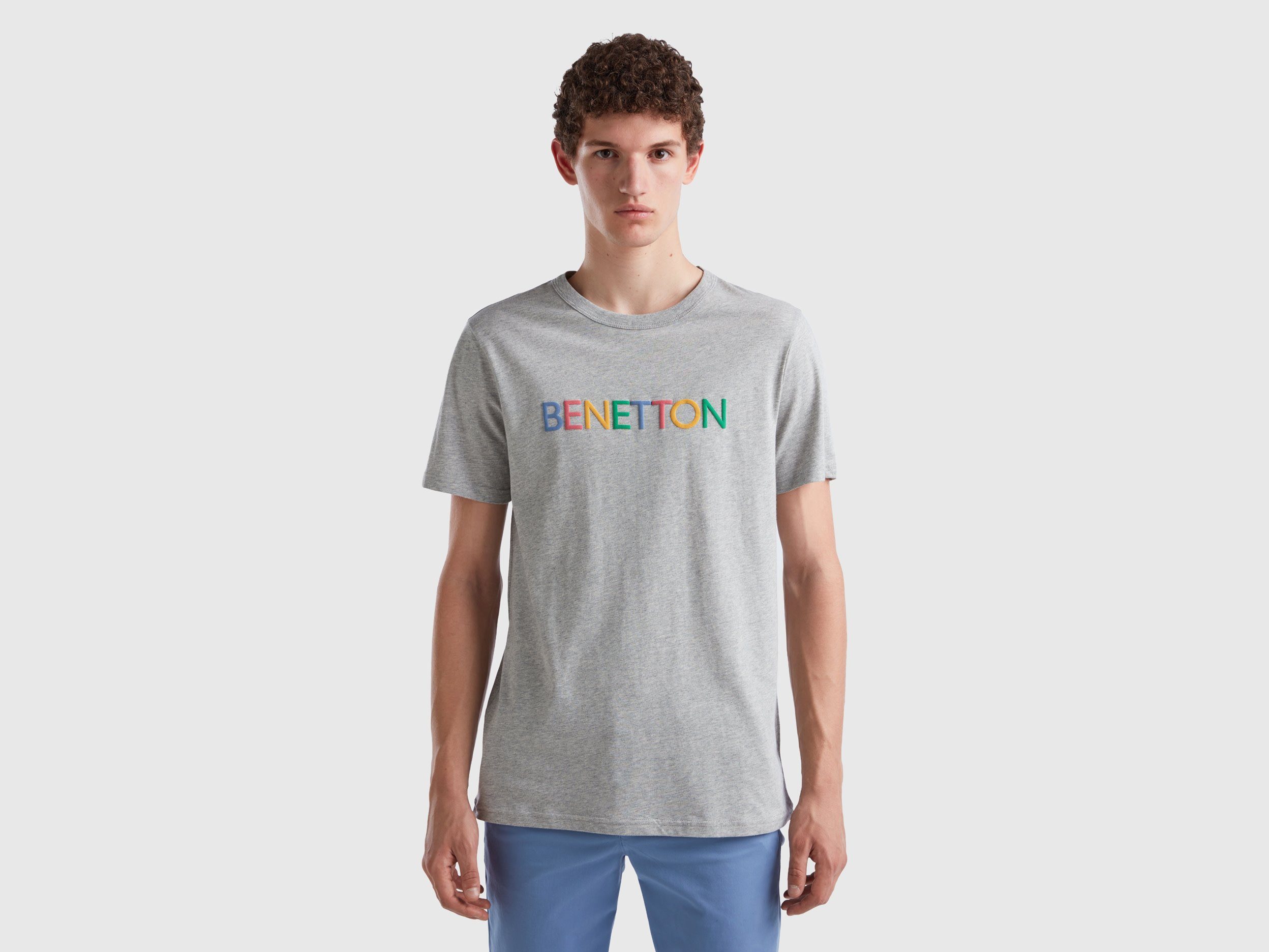 Aufdruck Colors T-Shirt Benetton United of Benetton mit