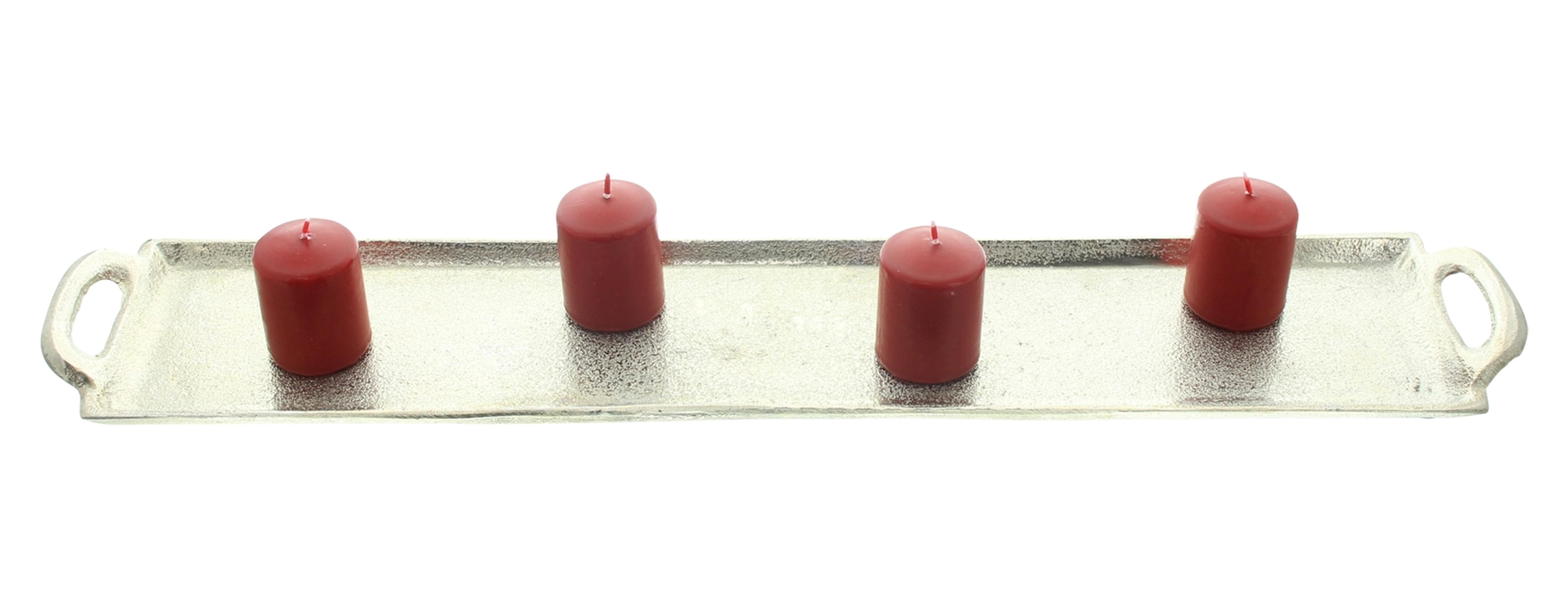 Tablett Tablett "Silberglanz", lang
