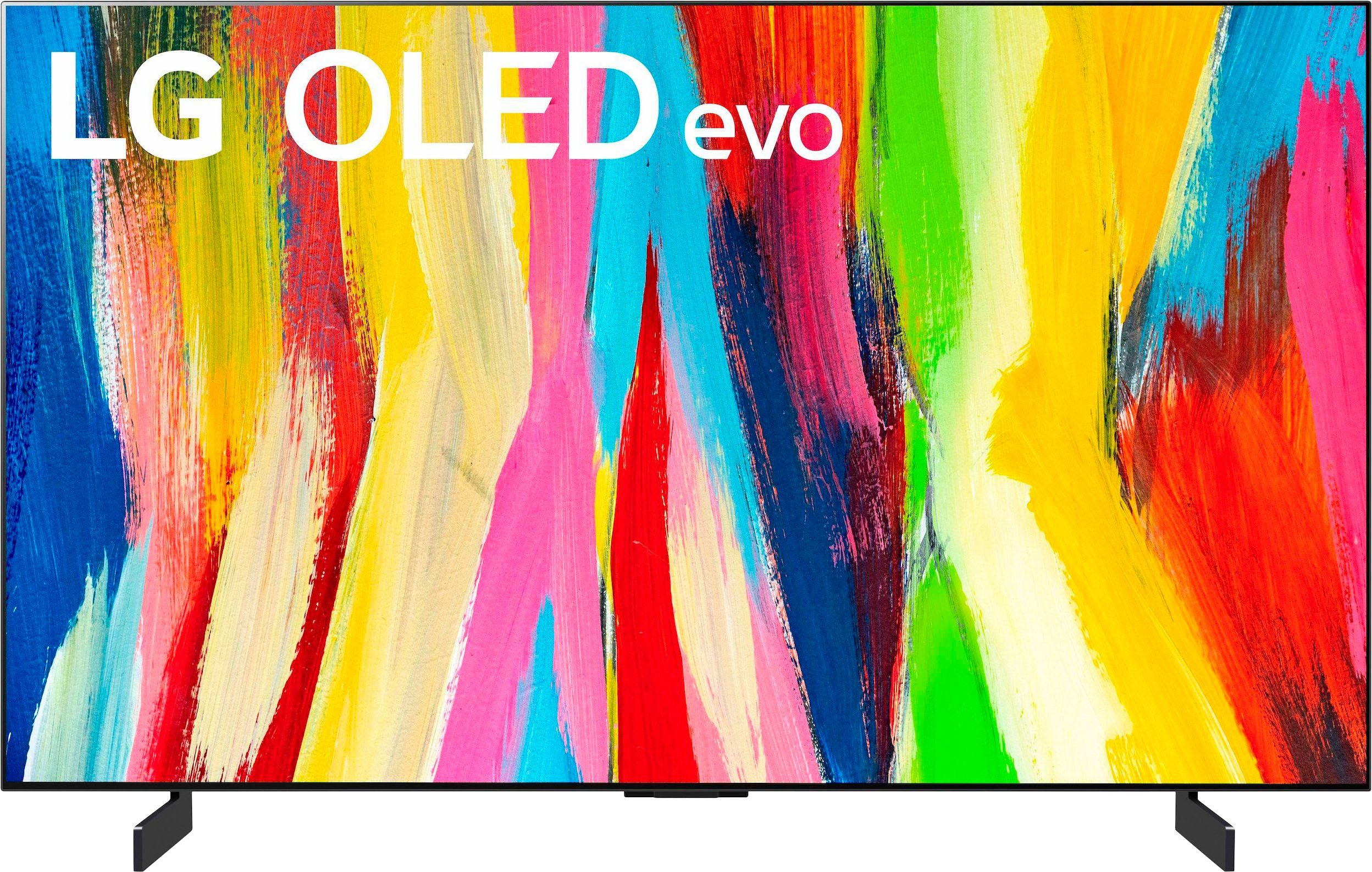 LG OLED42C27LA OLED-Fernseher (106 cm/42 4K 120Hz,α9 zu Ultra 4K evo,bis & Atmos) OLED Gen5 HD, Vision AI-Prozessor,Dolby Smart-TV, Zoll