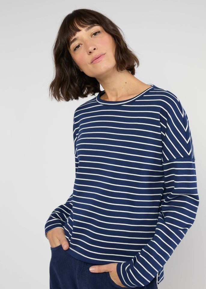 Blutsgeschwister Langarmshirt - Stereo Rainbow Crew – legerer Пуловеры aus Baumwolljersey