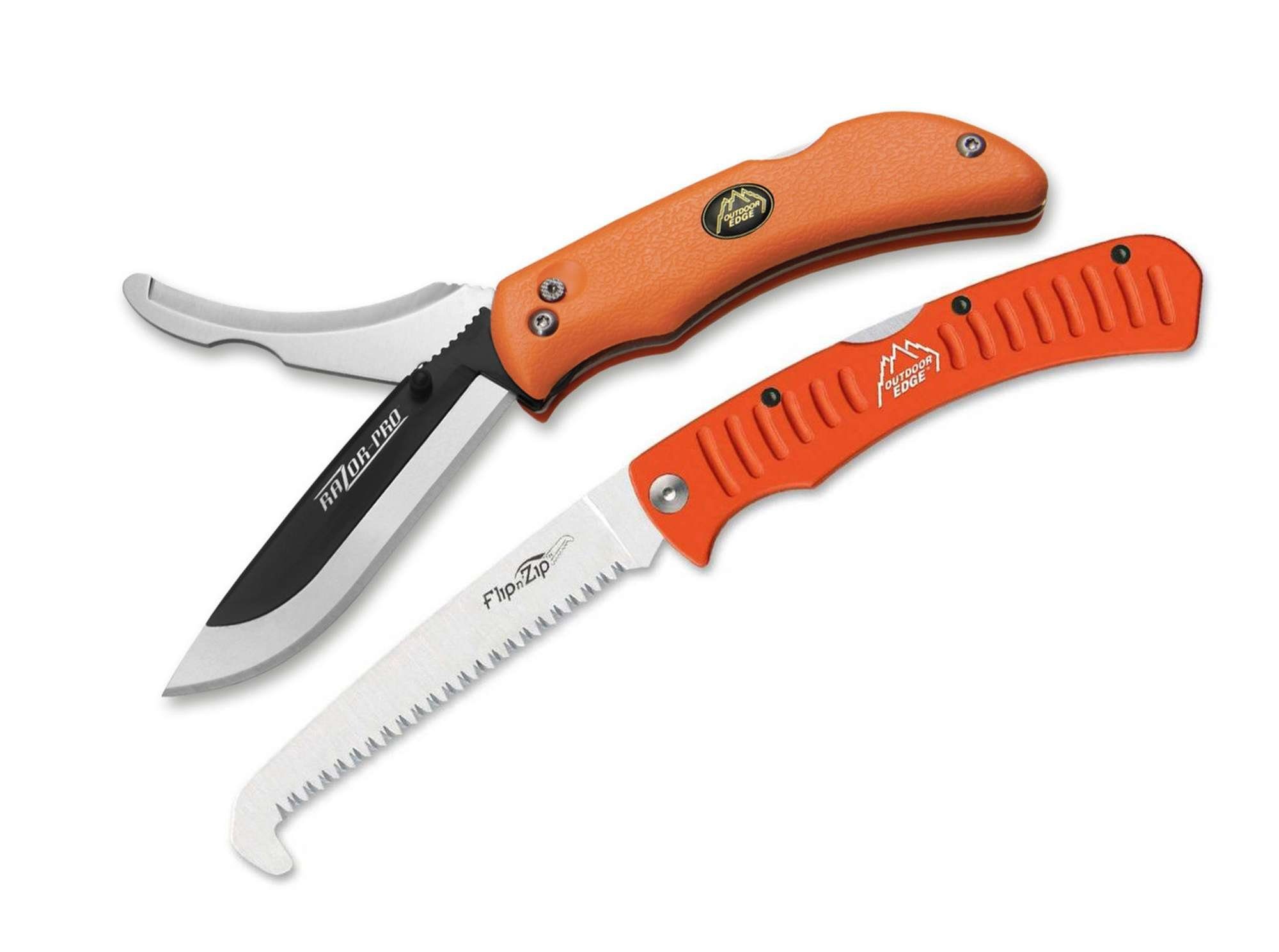Outdoor Edge Taschenmesser Outdoor Edge Razor Pro Saw Combo Clam Pack, (für präzise Schnitte beim Aufbrechen und Zerwirken), Robustes Jagd- & Outdoormesser von Böker