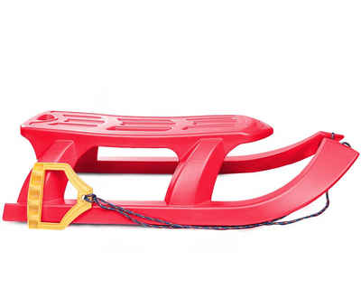 ONDIS24 Rennrodel »Arrow Bob Kinderschlitten aus Kunststoff mit Metallkufen«, mit Zugseil und praktischen Tragegriffen