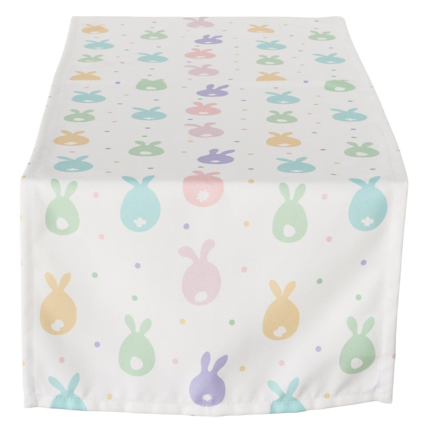 BOLTZE Tischläufer Tischläufer Eggard Oster Hase Tischdeko 140x40 cm (1-tlg)
