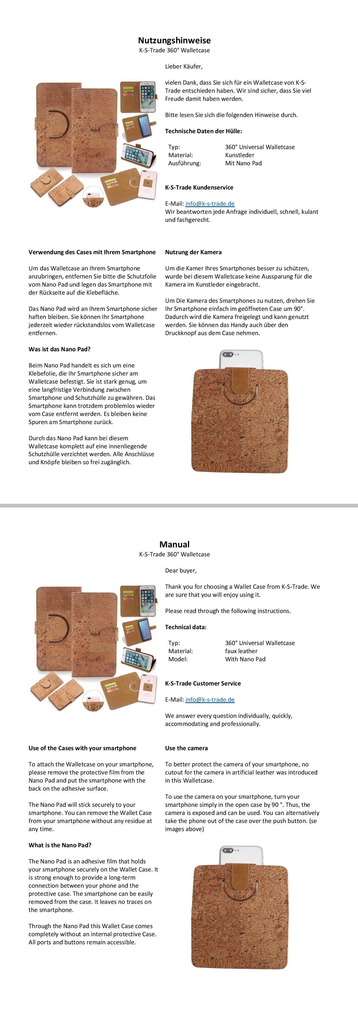 K-S-Trade Handyhülle für Oppo Find N5 CPH2671, Handy-Hülle Schutz-Hülle Handyhülle Schutzhülle Korkhülle