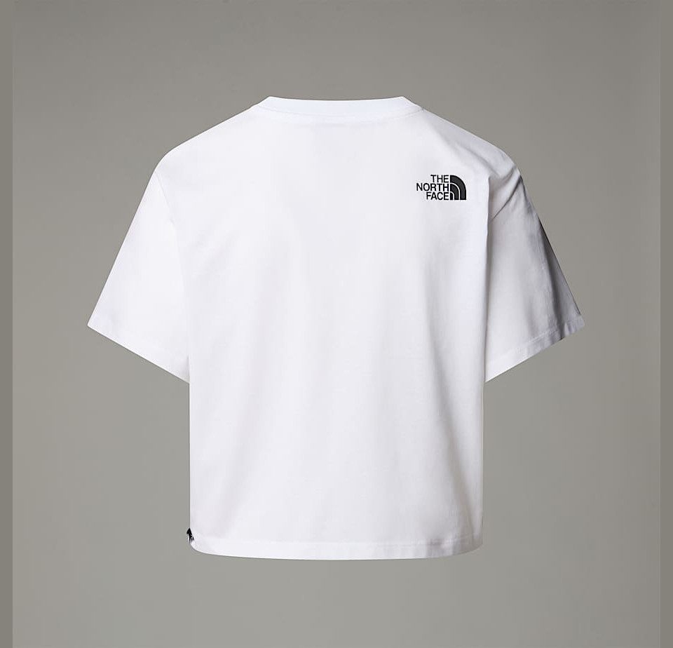 The North Face Kurzarmshirt W S/S EASY RELAXED CROPPED TEE TNF White