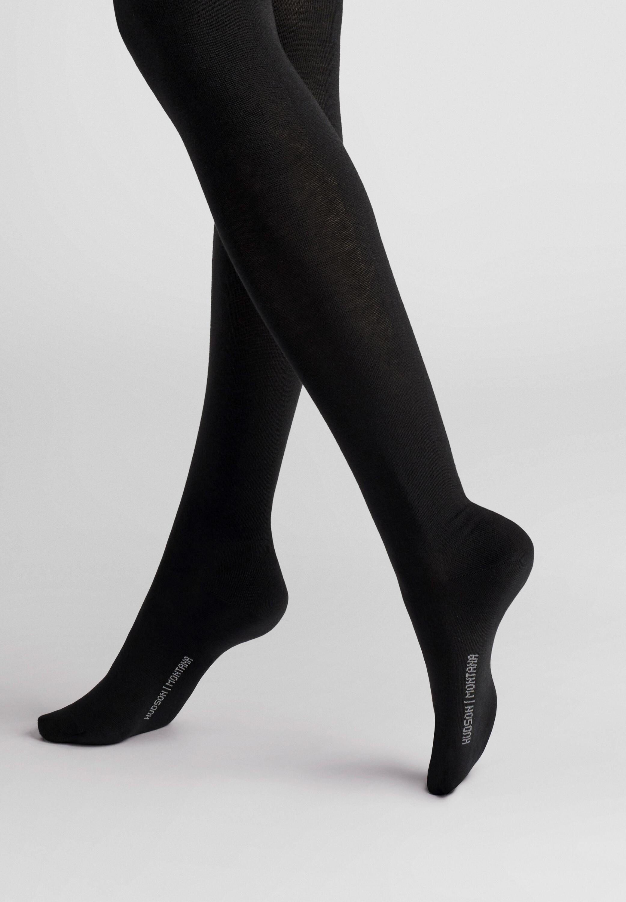 Hudson Strumpfhose Relax Montana 0 DEN (1 St) Strickstrumpfhose / Strumpfhose aus 90% Baumwolle