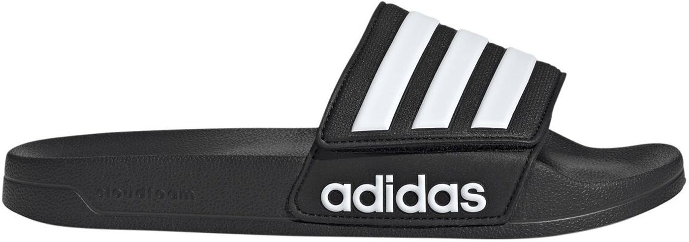 adidas Sportswear ADILETTE SHOWER VELCRO CBLACK/FTWWHT/CBLACK Badeschuh