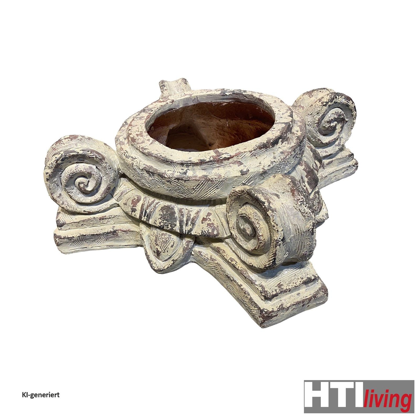 HTI-Living Pflanzkübel Pflanzgefäß Apollon Blumenkübel Volute (Stück, 1 St., 1 Pflanzgefäß ohne Dekoration), Pflanzkübel Gartendeko Antike