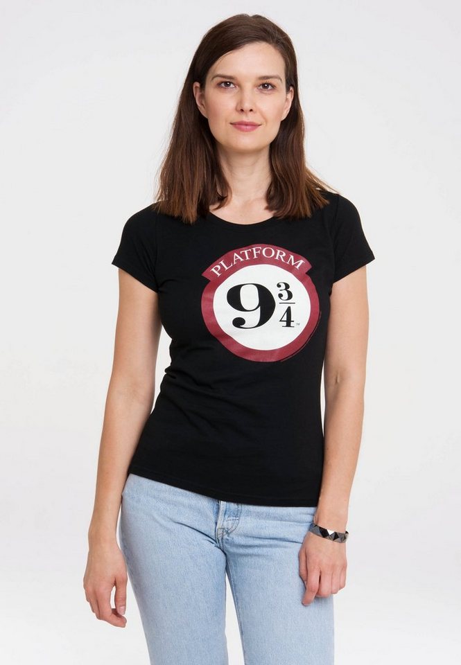 LOGOSHIRT T-Shirt Harry Potter - Platform 9 3/4 mit lizenziertem Design