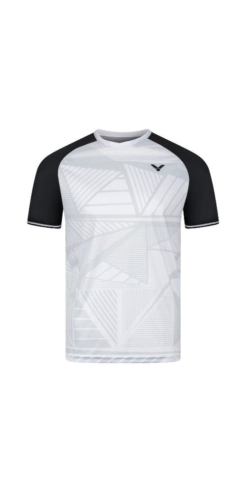 T-Shirt T-63101 A (100% Polyester) weiss/schwarz Herren