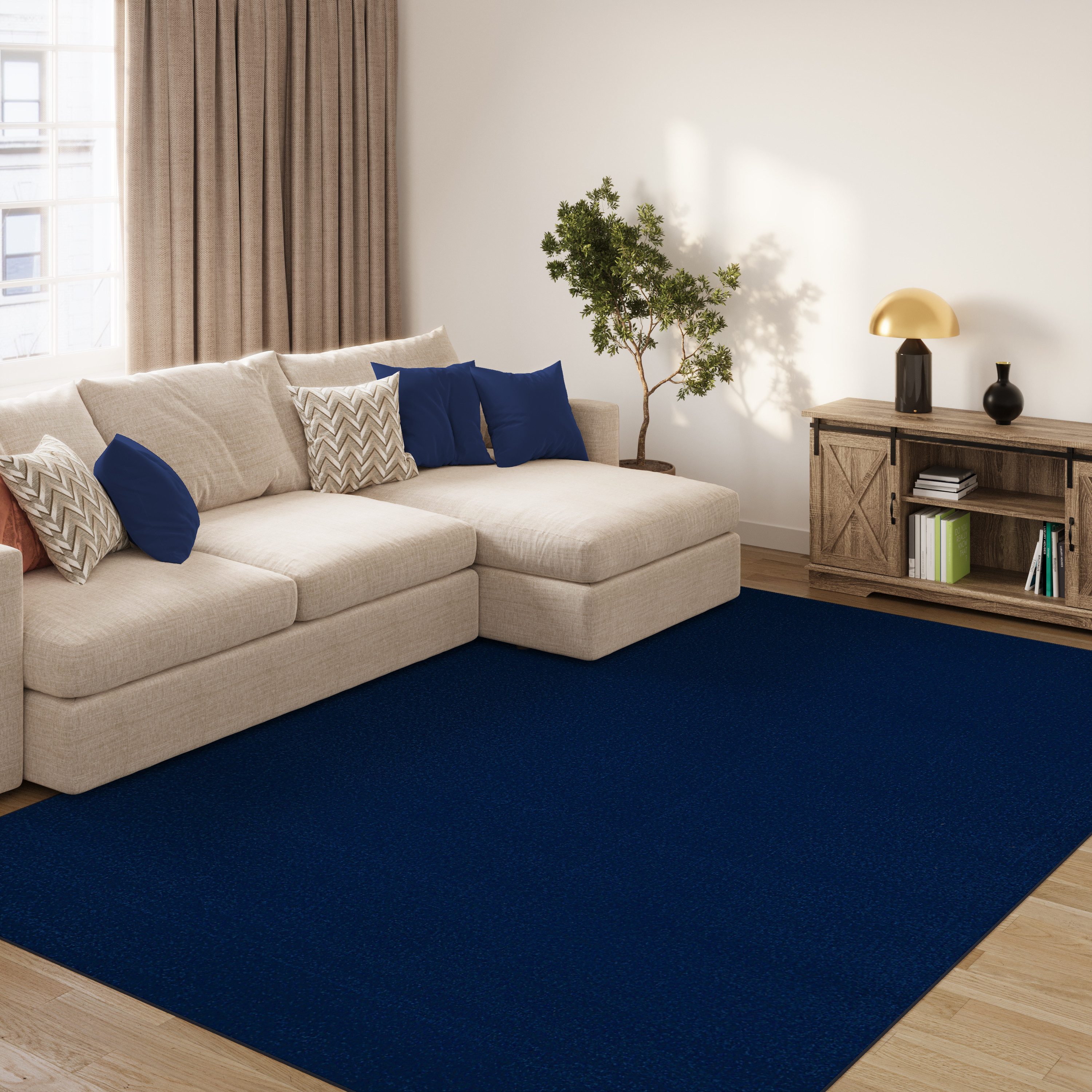 Tapiso Outdoorteppich MONO, rechteckig, Höhe: 6 mm, Wohnzimmer, Schlafzimmer, einfarbig, modern