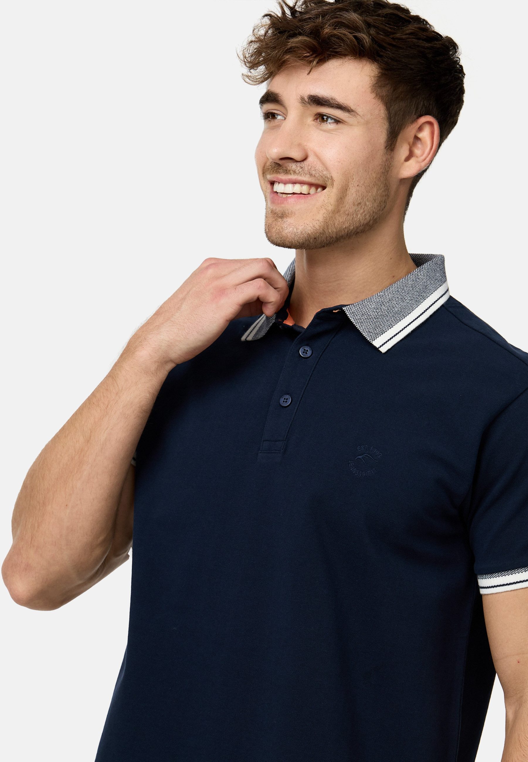 Indicode Poloshirt Herren INJamie Polo Shirt Herrenshirt Poloshirt aus 100% Baumwolle