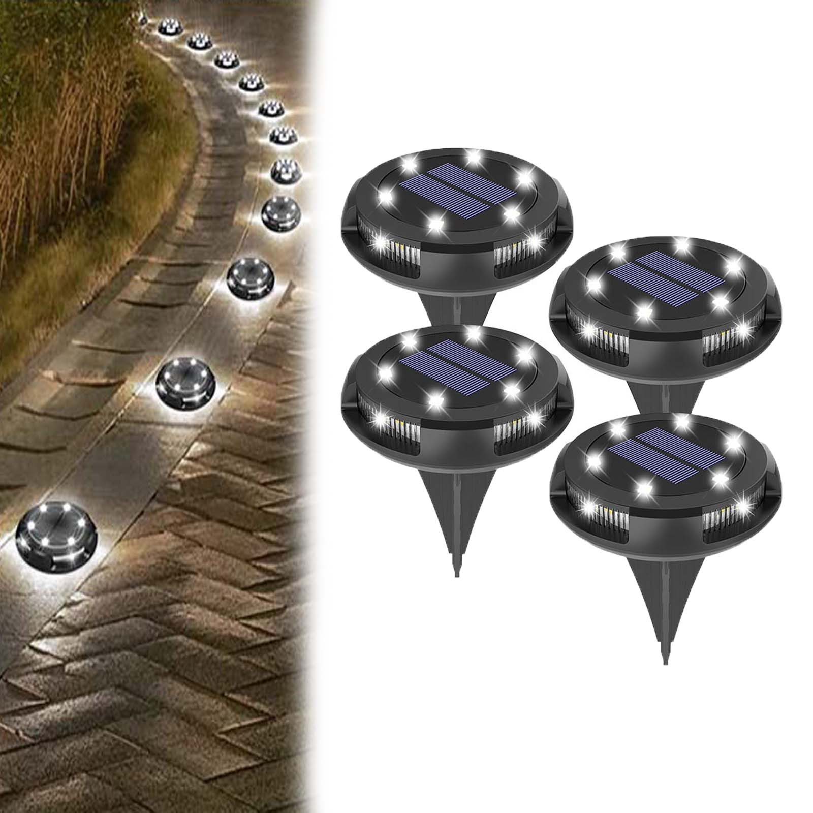 Jibenhome LED Solarleuchte Solar Bodenleuchten,10 LED günstig online kaufen
