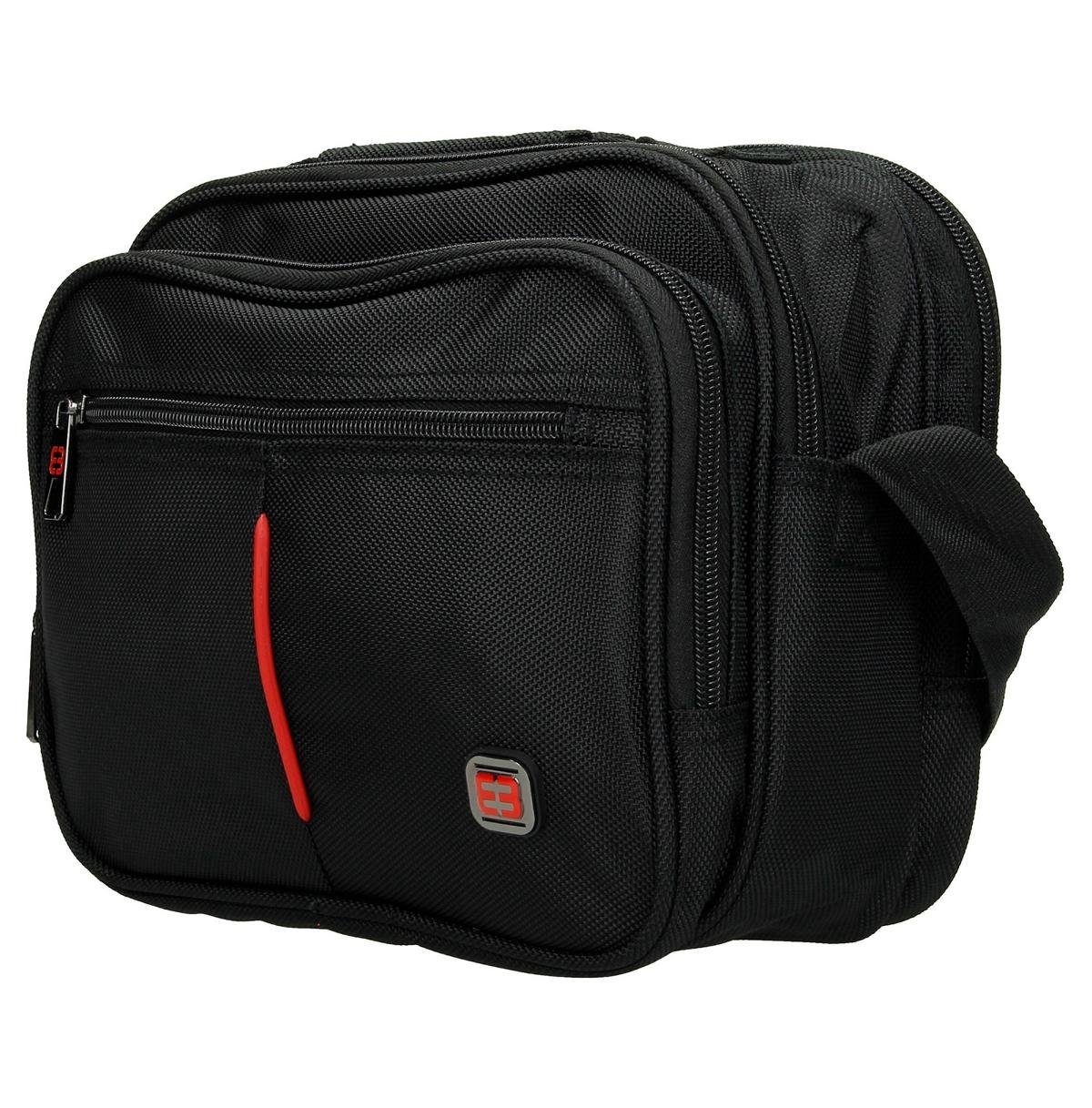 Enrico Benetti Umhängetasche Herrentasche querformat mit Vortasche
