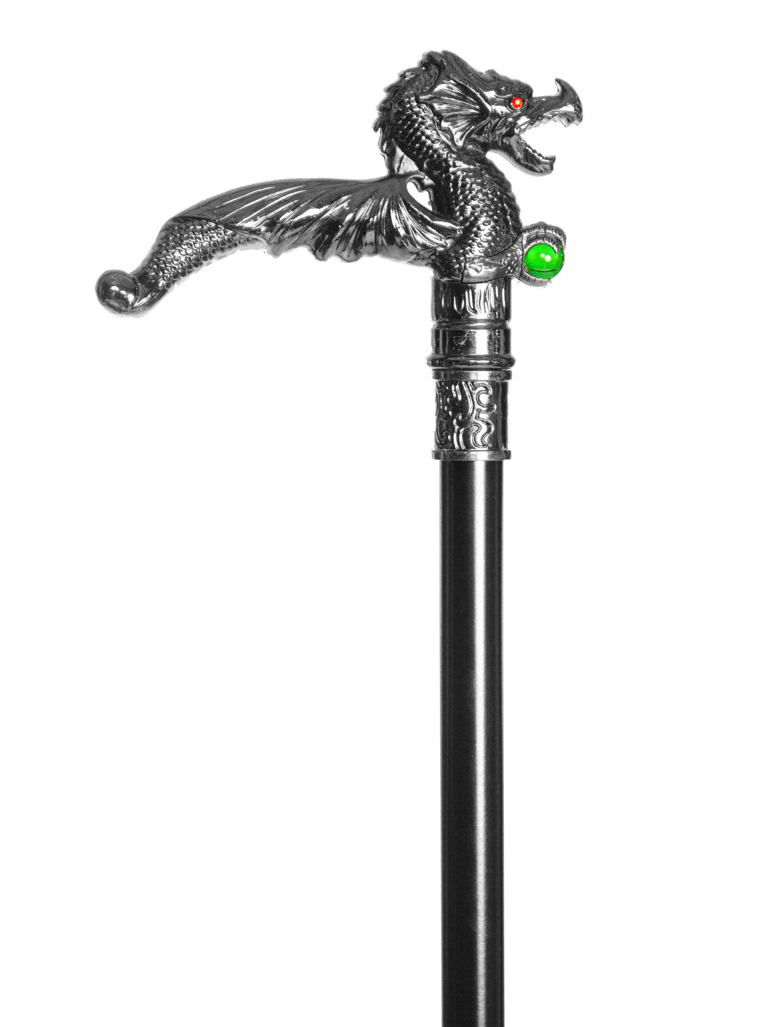 Zauberer-Kostüm Drachenkristall Gehstock
