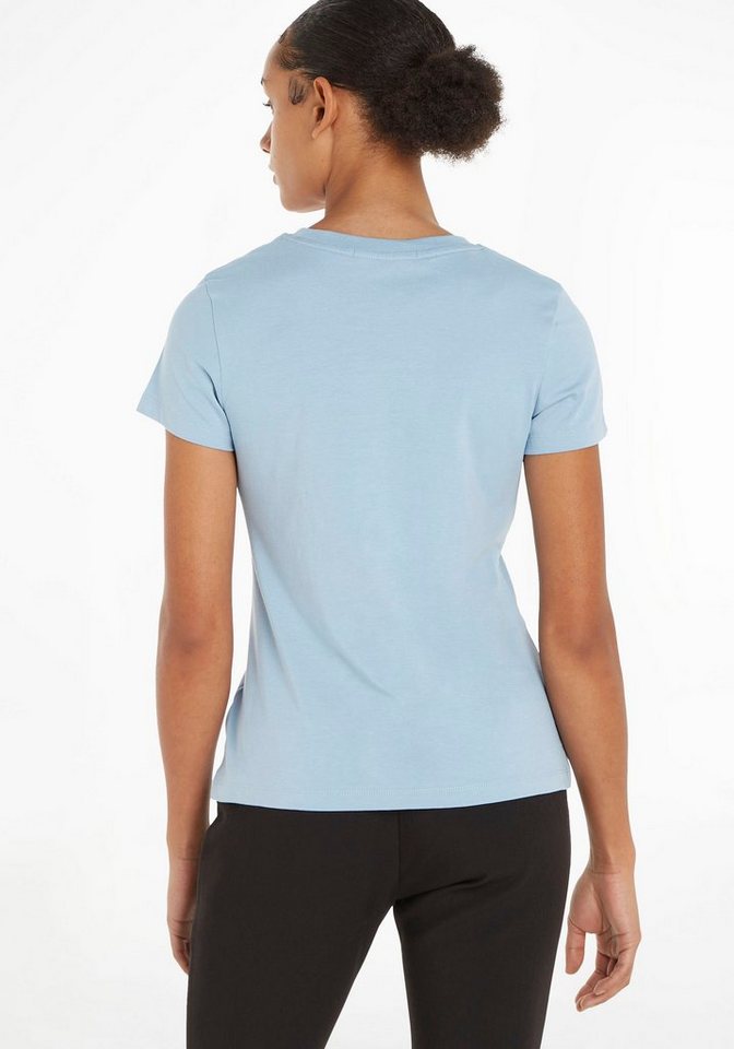 Calvin Klein Jeans T-Shirt MICRO MONOLOGO SLIM FIT TEE mit  Rundhalsausschnitt