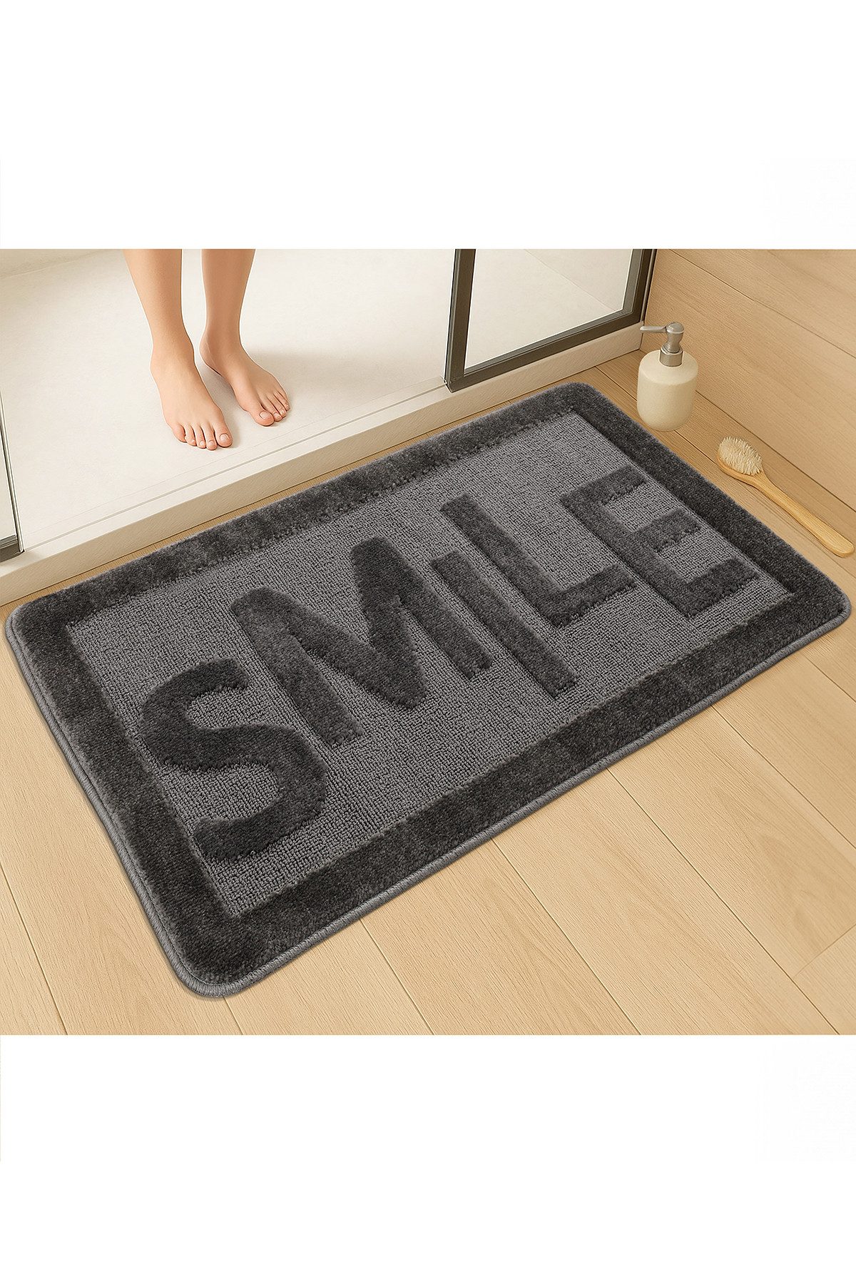 Rugium Badematte Smile Badematte, Badematte, bedruckter günstig online kaufen